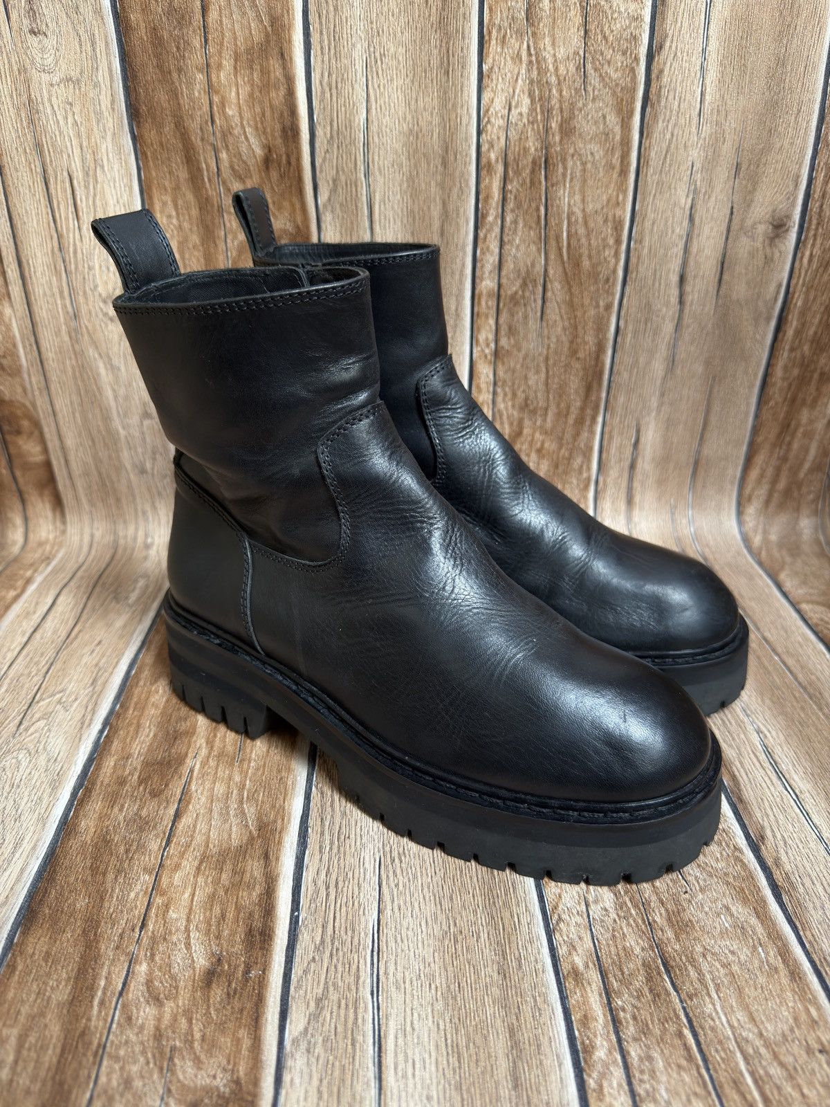 Ann Demeulemeester Side zip tucson boots | Grailed