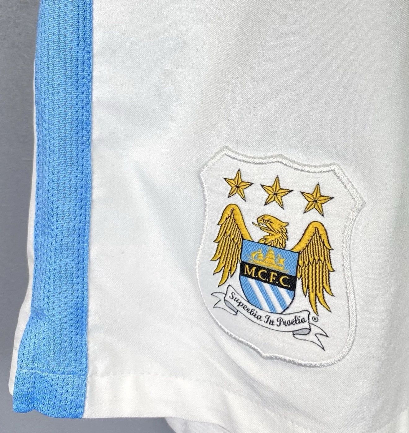 Nike Nike Manchester City 2015-2016 Home Soccer Football Shorts Size US 33 - 2 Thumbnail