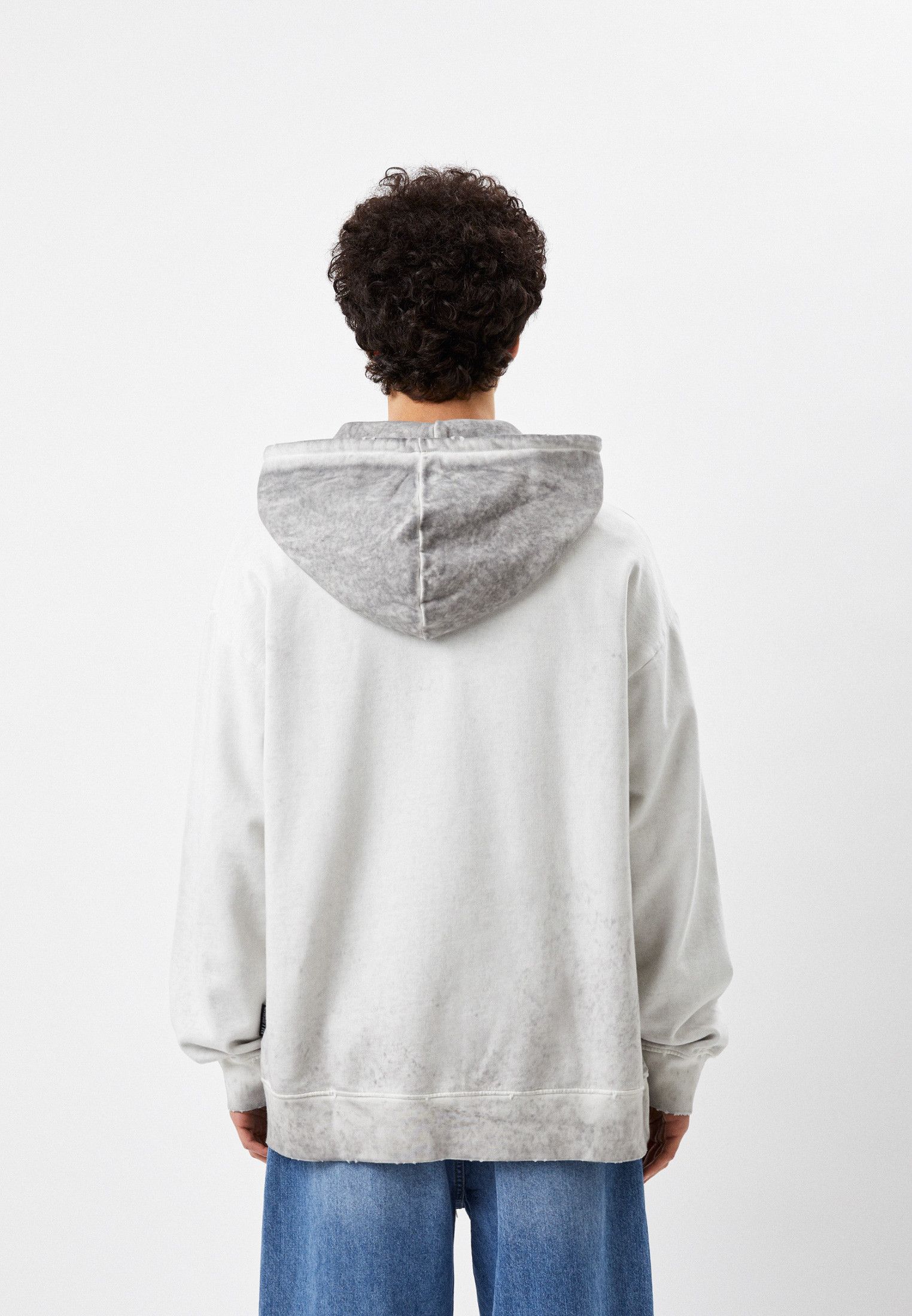 Acne Studios 48/M - Bulky Black Bleached Hoodie Size US M / EU 48-50 / 2 - 4 Thumbnail