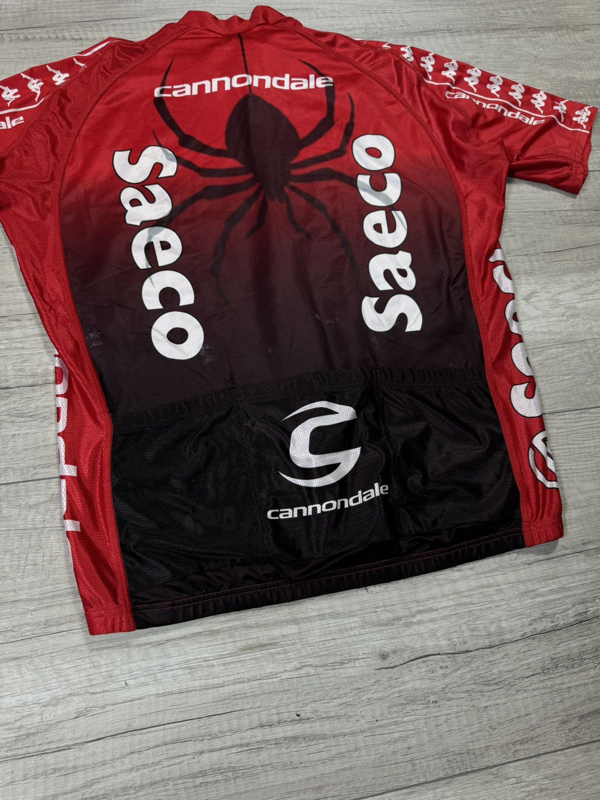 Other Cannondale Gilberto Simoni Saeco Kappa Spider Cycling Jersey Size US L / EU 52-54 / 3 - 9 Thumbnail