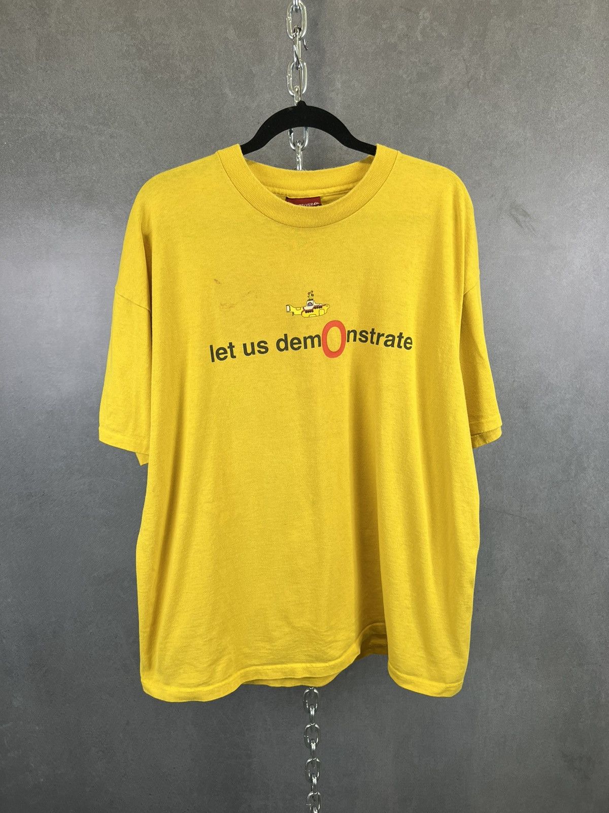 Vintage 90s rare Quiksilver X the Beatles band t shirt XL | eBay