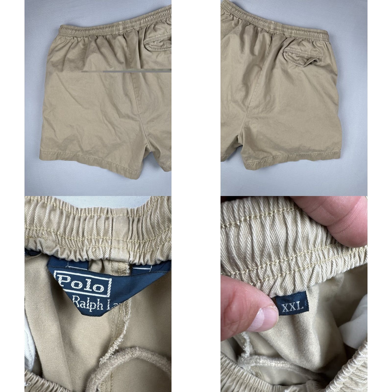 Polo Ralph Lauren VINTAGE Polo Ralph Lauren Chino Shorts Khaki Green Pony Drawstring Men’s XXL Size US XXL / EU 58 / 5 - 8 Thumbnail