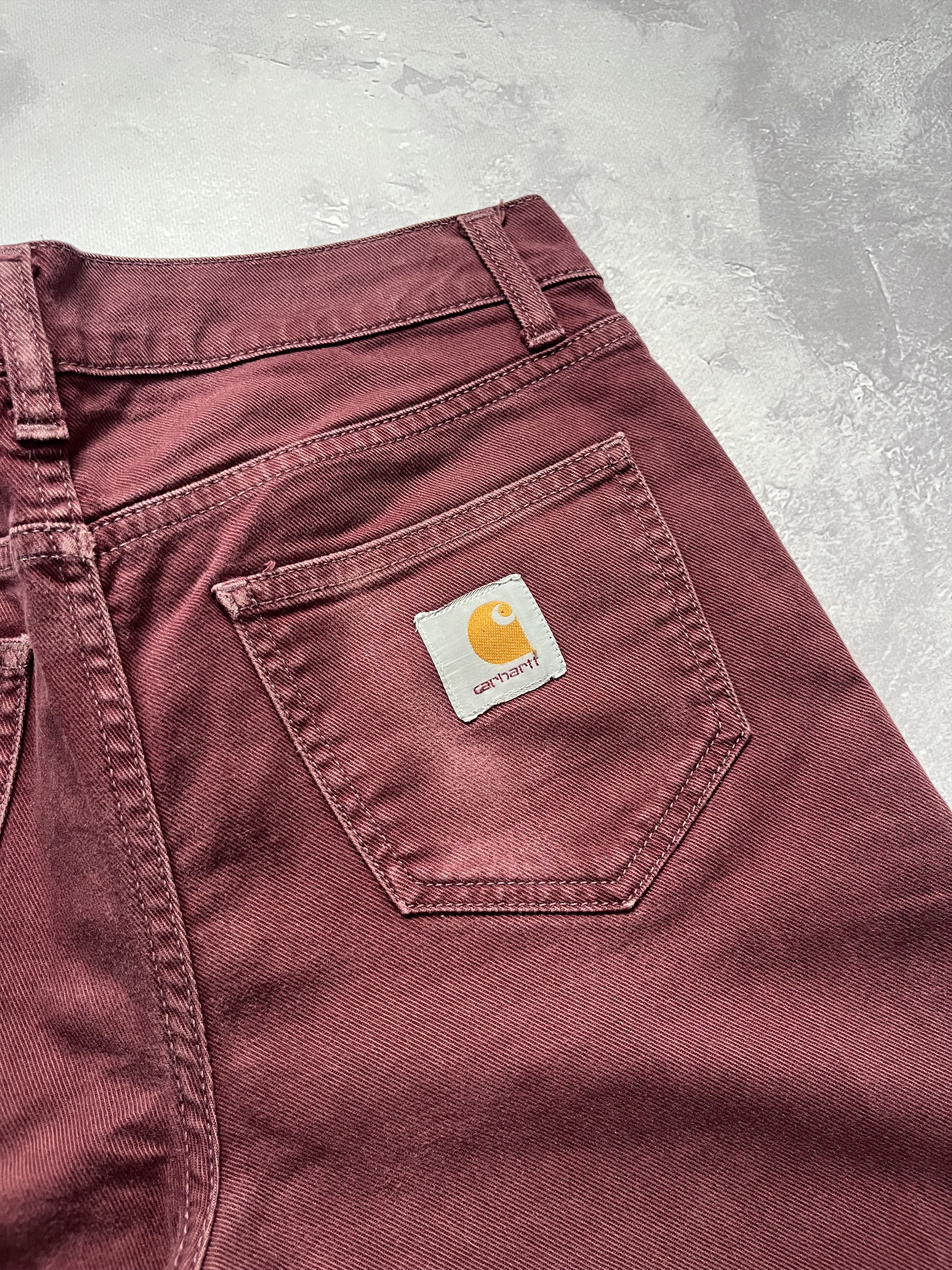 Carhartt Wip Carhartt Slam Pant Jeans W29 L32 29/32 Red Denim Size US 29 - 9 Thumbnail