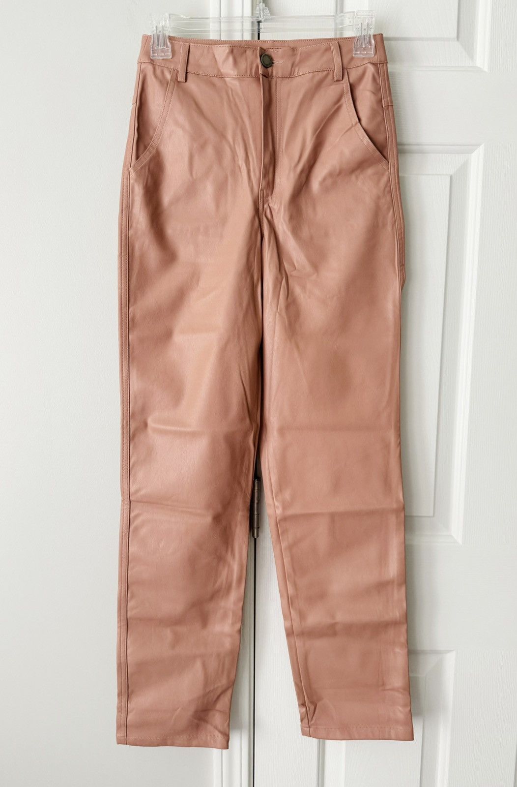 Anthropologie Anthropologie En Saison Lana Faux Leather Trousers, Size XS Size 26" / US 2 / IT 38 - 7 Thumbnail