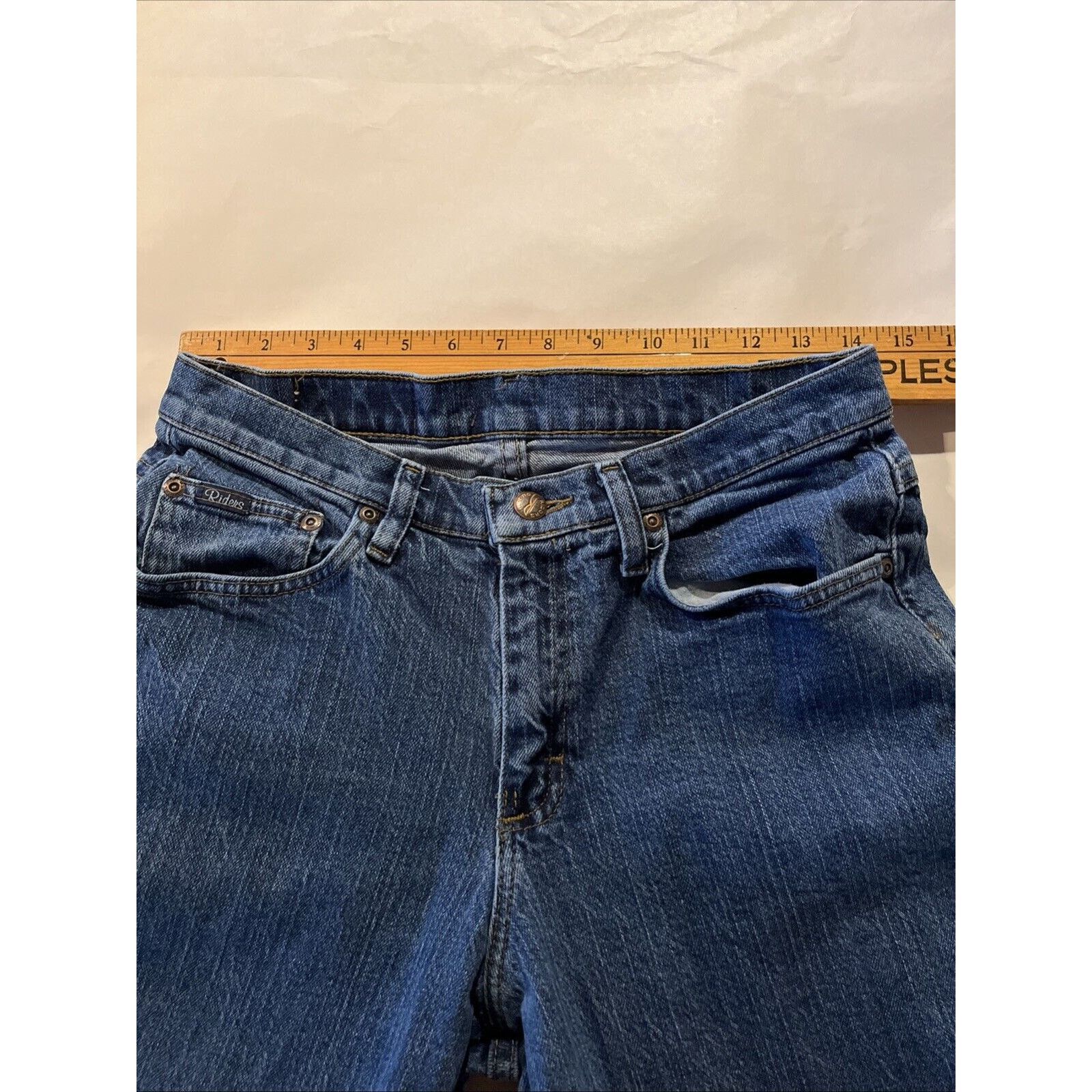 Other Vintage Denim Riders Blue Jeans Women’s Size 10P 28x29 Fit Size 28" / US 6 / IT 42 - 9 Thumbnail