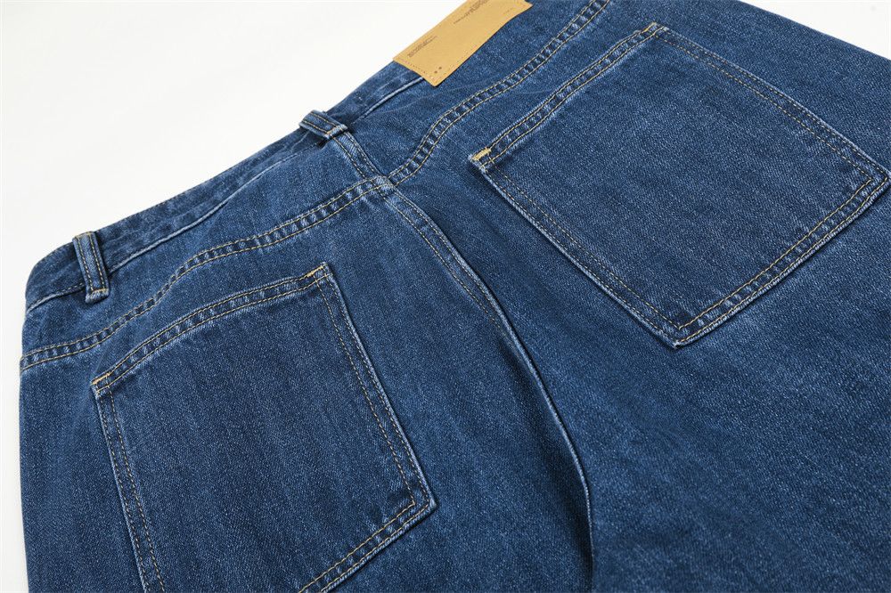 Jean Retro American street men's casual loose wide-leg jeans Size US 32 / EU 48 - 5 Thumbnail
