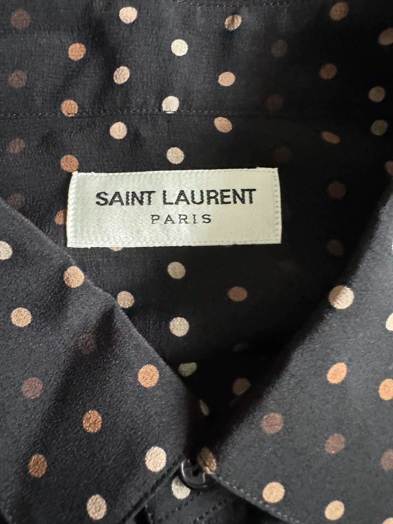 Saint Laurent Paris Saint Laurent Paris Polka dot silk shirt-2506 Size US XS / EU 42 / 0 - 2 Thumbnail