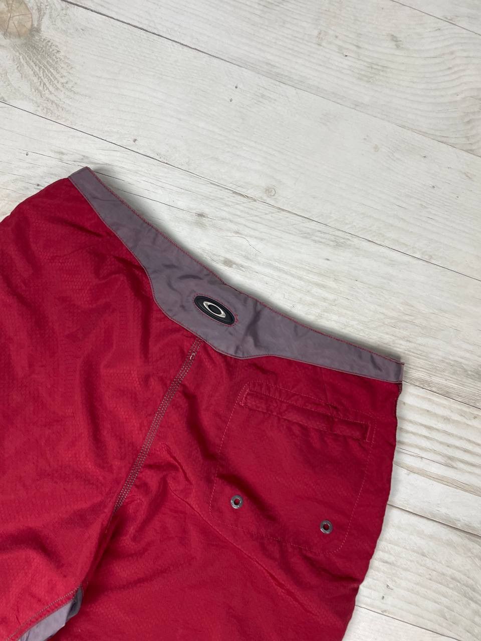 Oakley Vintage Oakley Nylon Shorts 00s Big Logo Swim Board Surf Size US 34 / EU 50 - 10 Thumbnail