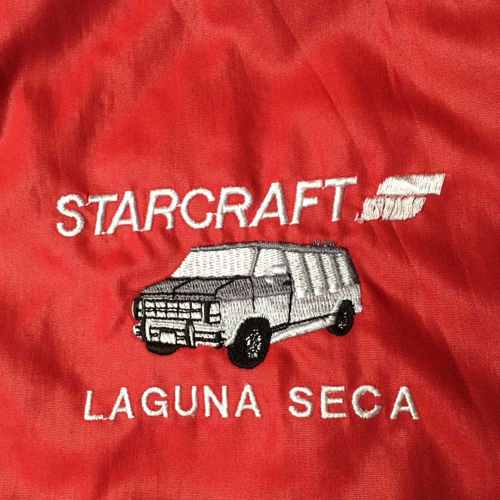 Vintage LAGUNA SECA RACEWAY jacket USA windbreaker racing XL red Vintage four seasons Men Regular XS? Size US XL / EU 56 / 4 - 3 Thumbnail