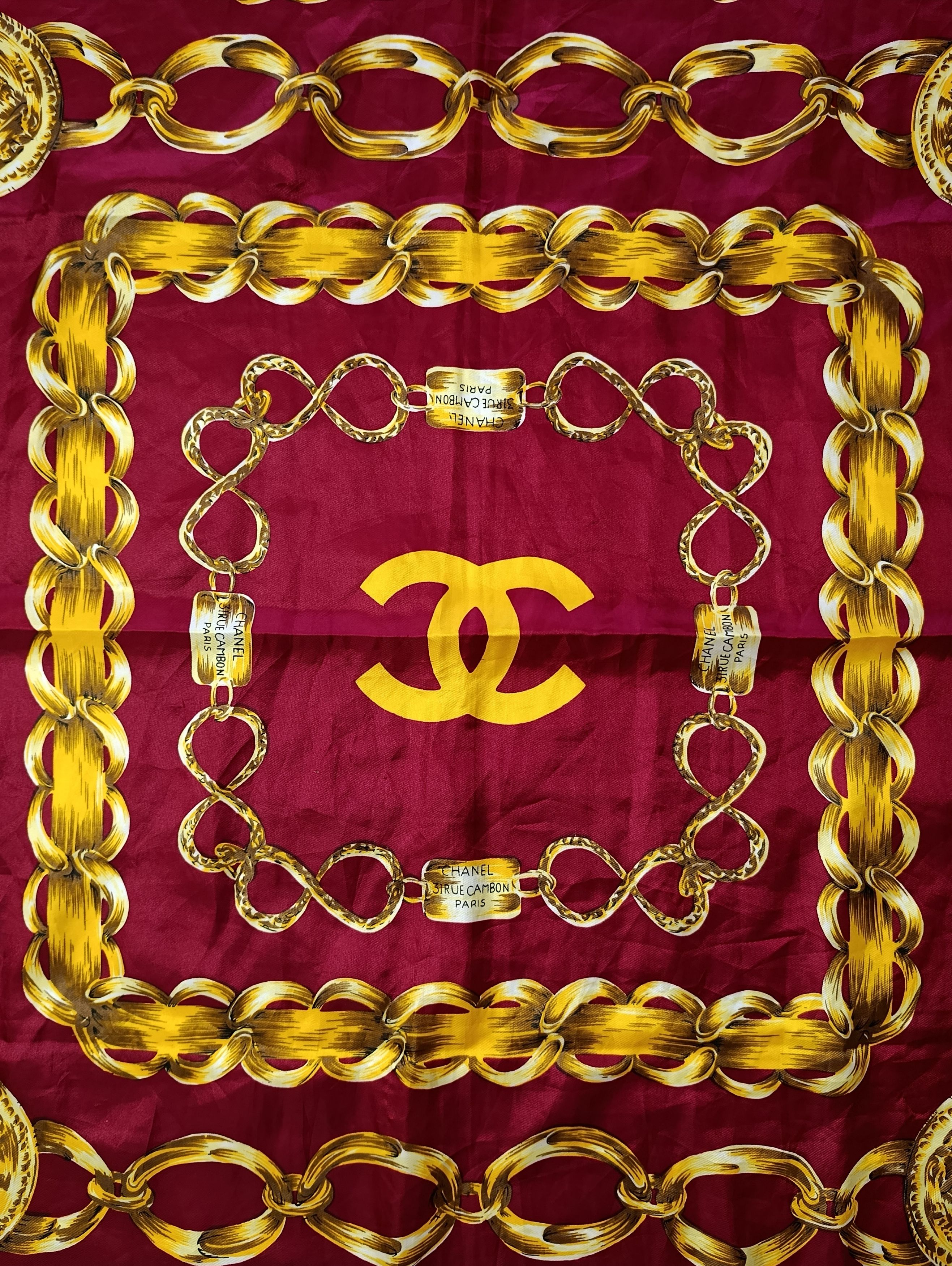 Vintage Vintage Chanel Golden Chains Scarf Size ONE SIZE - 5 Thumbnail