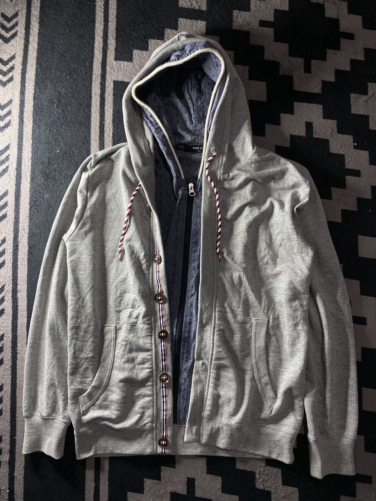 5351 POUR LES HOMMES Japanese plus one double layers hoodie Size US S / EU 44-46 / 1 - 1 Thumbnail