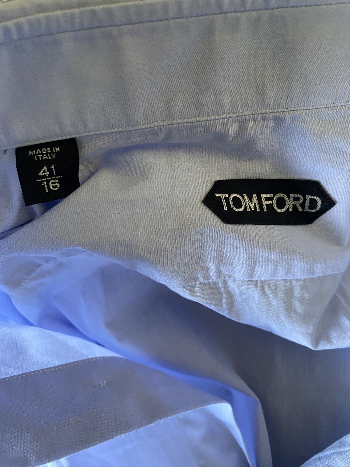 Tom Ford Tom Ford Classic Slim Fit Dress Shirt Size US M / EU 48-50 / 2 - 4 Thumbnail