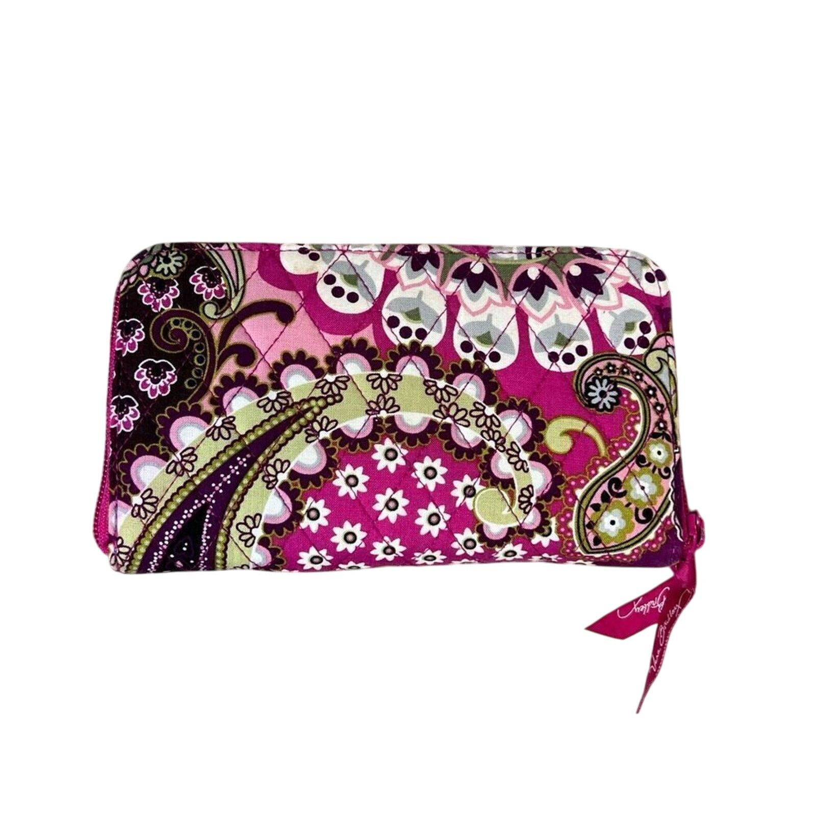 Vera Bradley Vera Bradley "Very Berry Paisley" Hope Toile Wristlet Wallet Size ONE SIZE - 2 Thumbnail