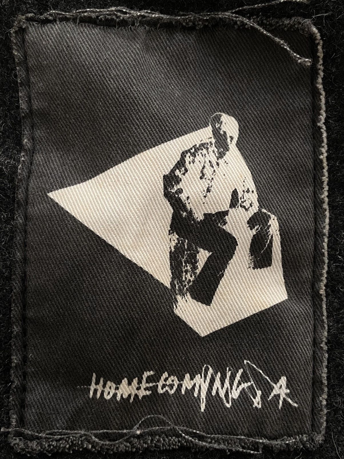 Eastpak × Raf Simons Raf Simons × Eastpak FW08 grey wool patches backpack Size ONE SIZE - 8 Thumbnail