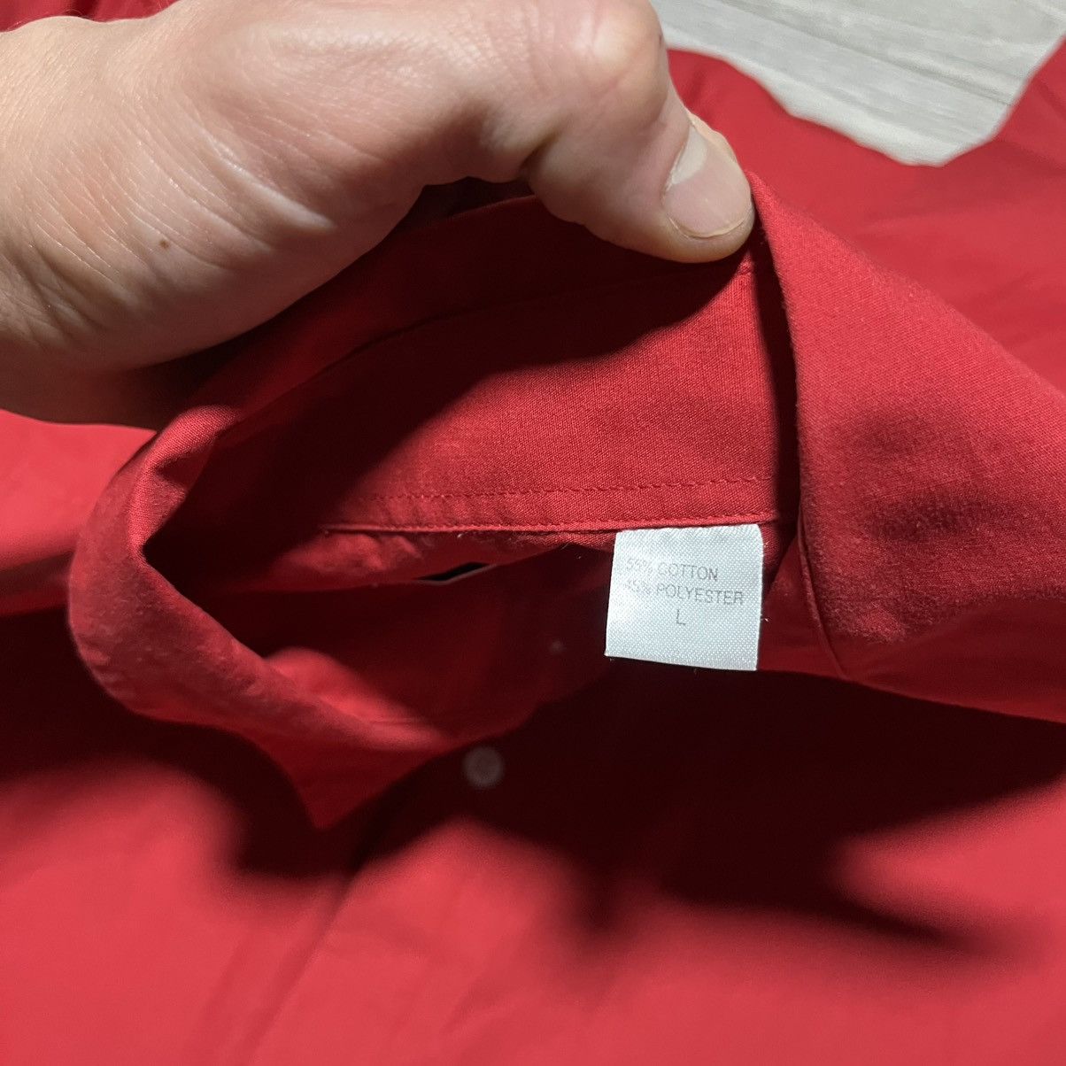 Yves Saint Laurent Yves Saint Laurent Red Shirt Size US L / EU 52-54 / 3 - 7 Thumbnail