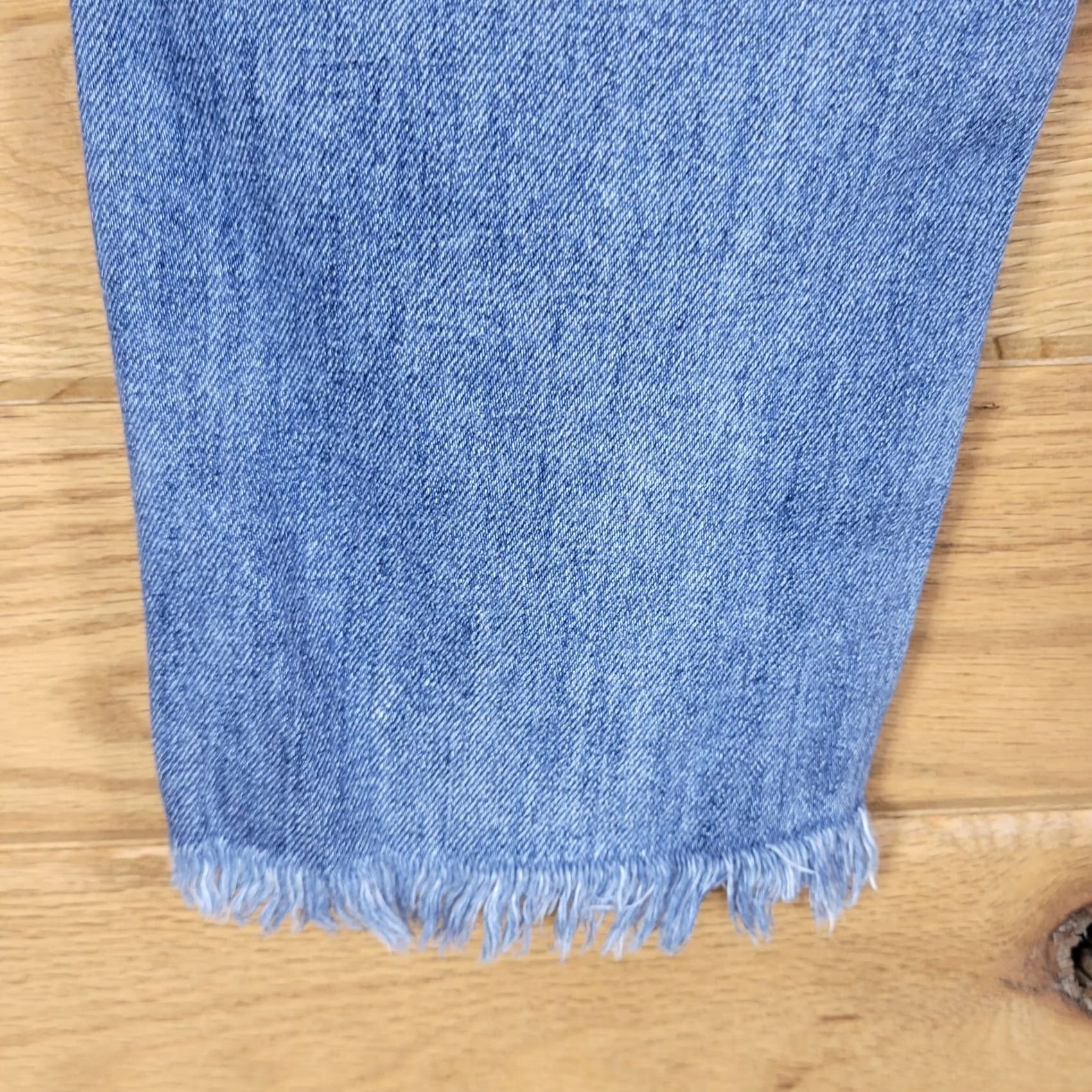 Mason's Ashley Mason Women's Denim Distressed Raw Hem Ankle Jeans Blue Juniors Size 7 Jeans Distressed Pockets 5-Pocket Design Ankle Denim Jeans Mens Size 28" / US 6 / IT 42 - 7 Thumbnail