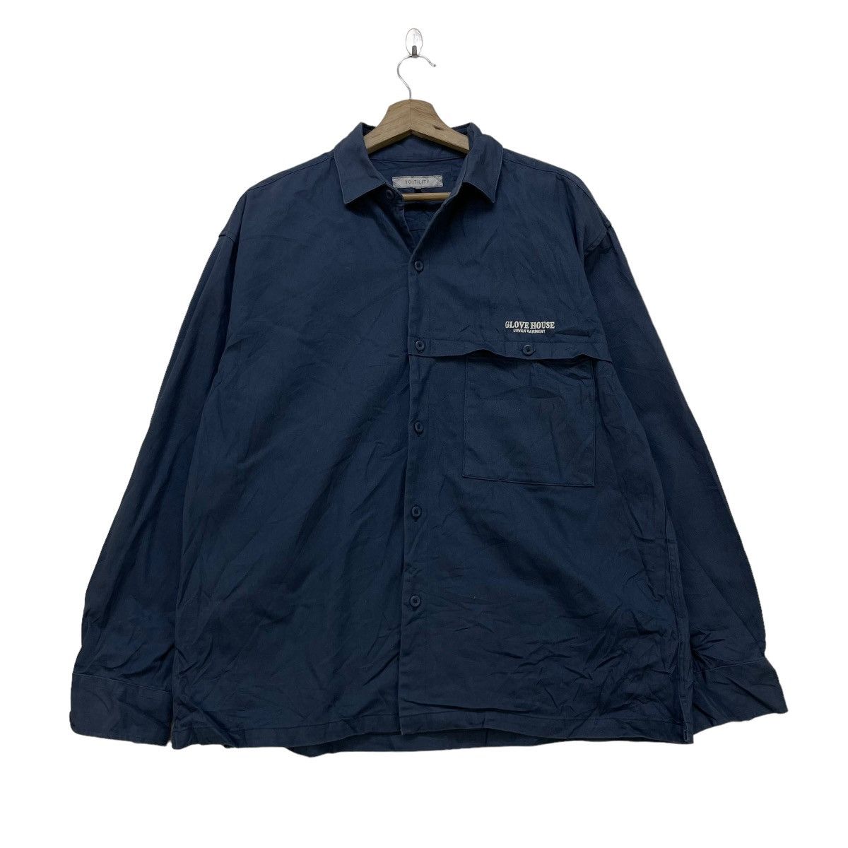 Japanese Brand × Vintage Japanese Brand Youtility Embroidered Logo Long Sleeve Size US M / EU 48-50 / 2 - 2 Thumbnail