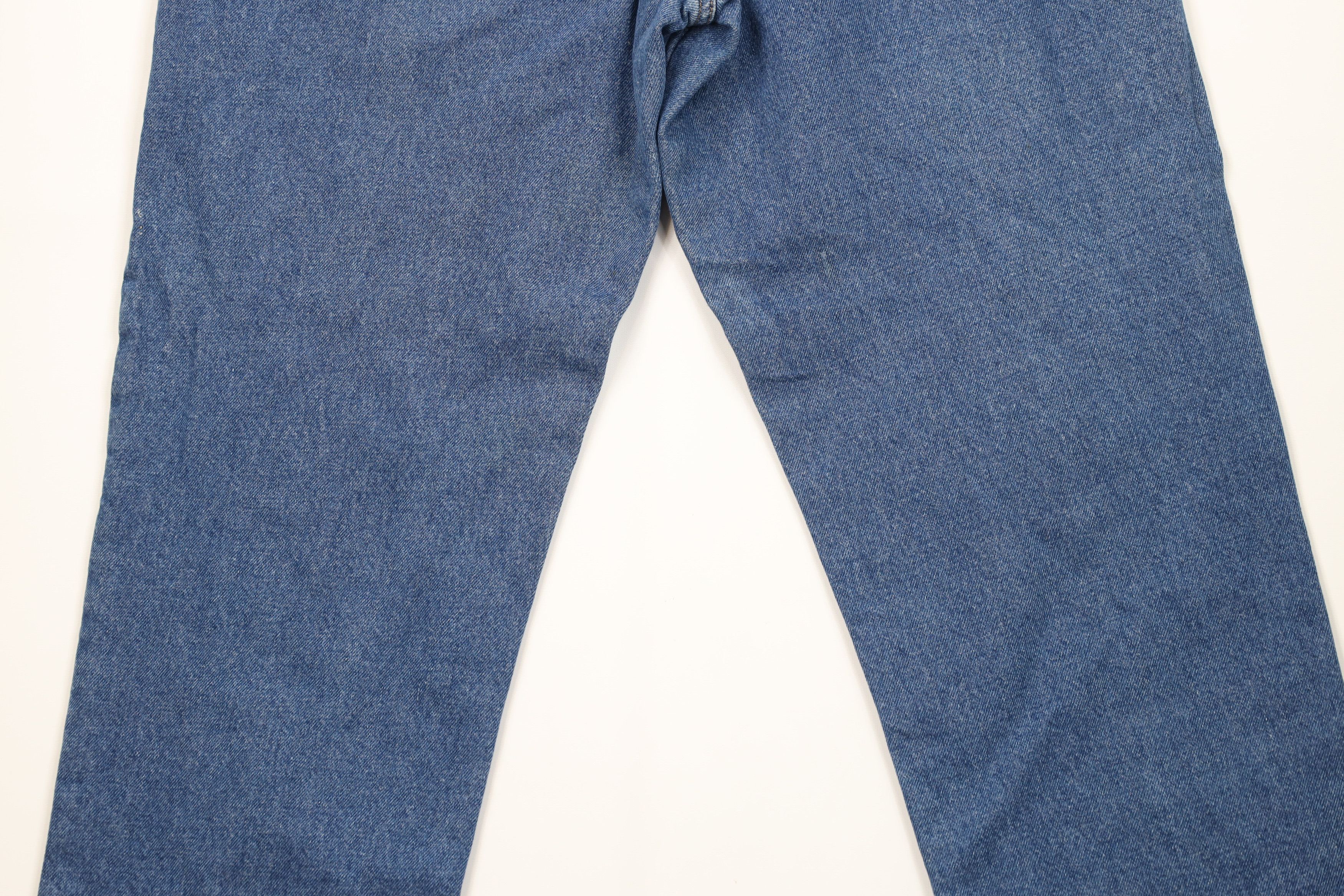 L.L. Bean Vintage LL Bean Natural Fit Flannel Lined Denim Jeans Blue Size US 37 - 13 Thumbnail