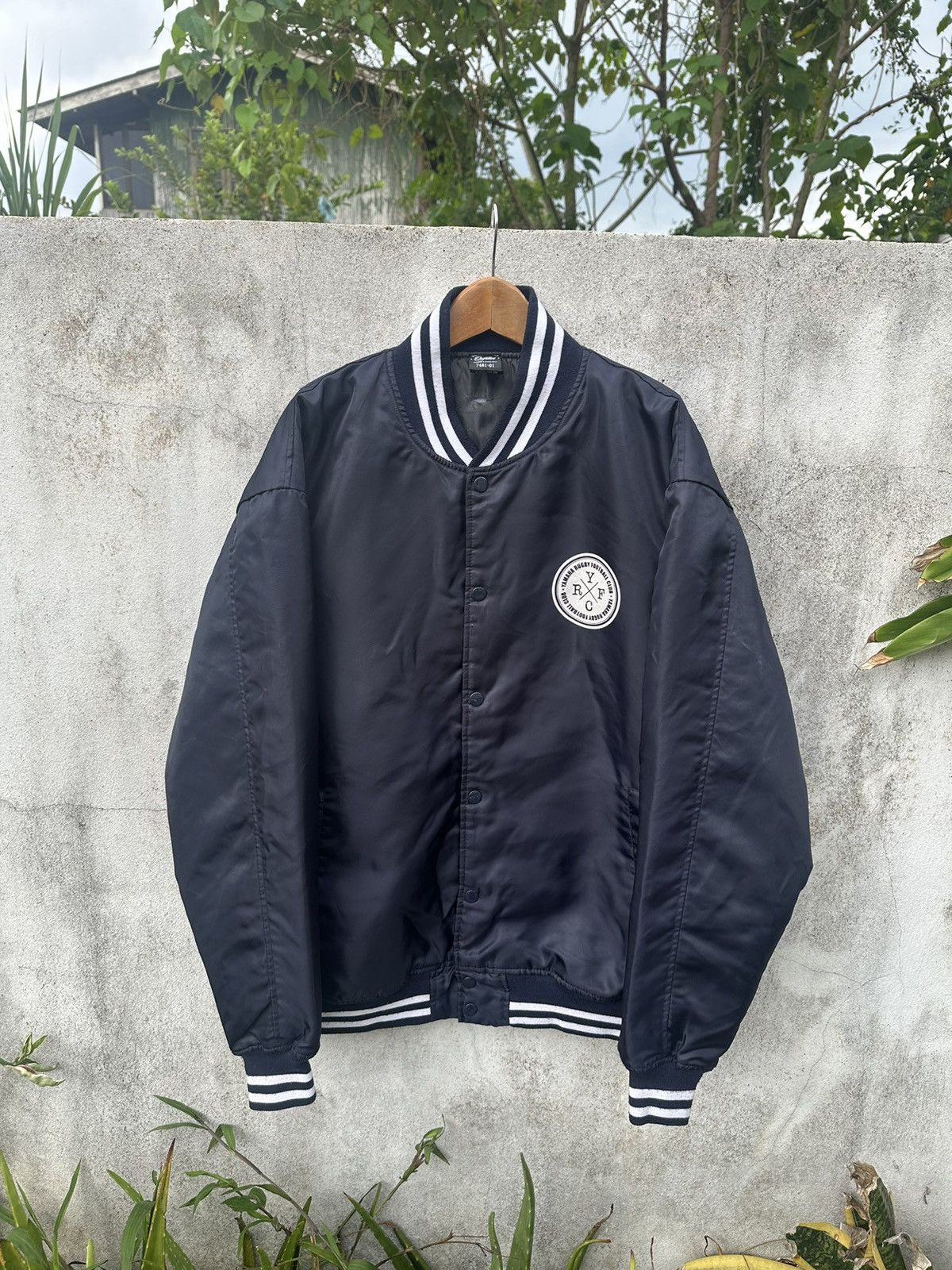Japanese Brand Yamaha rugby football club Bomber jacket Size US XL / EU 56 / 4 - 4 Thumbnail