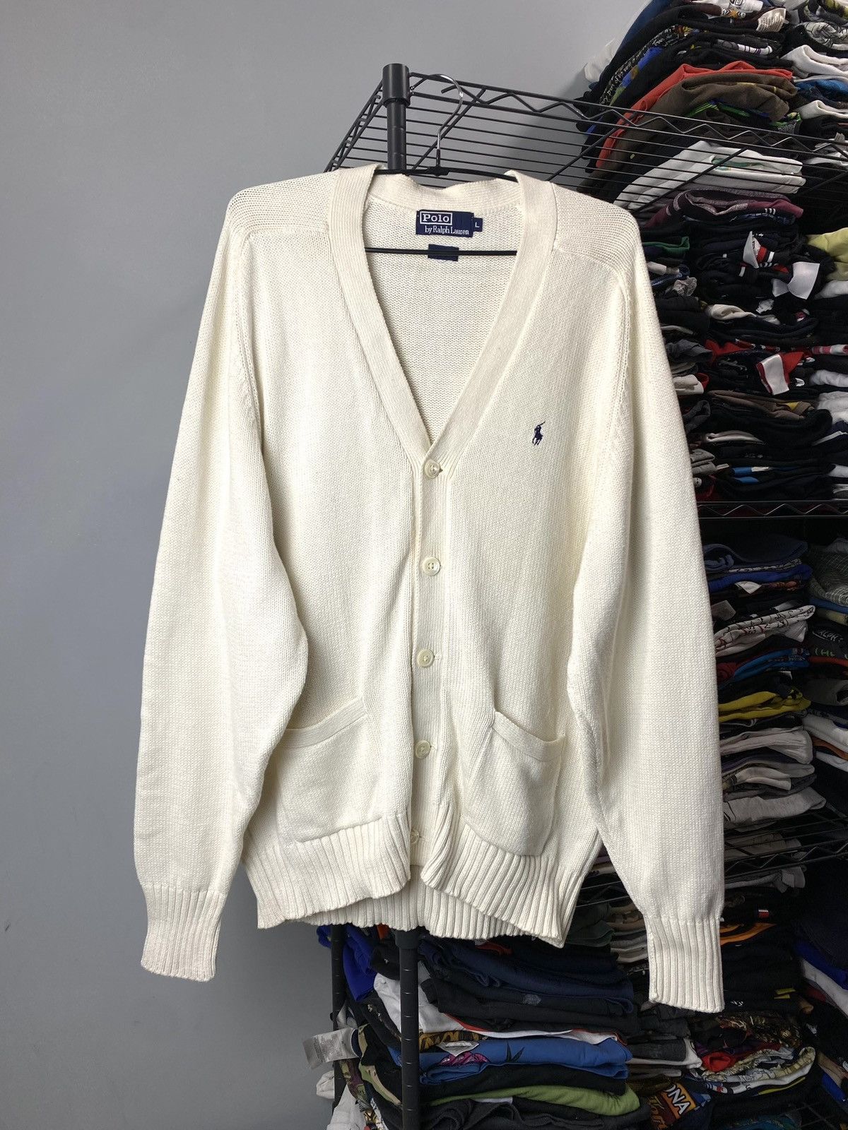 雰囲気抜群”90s POLO RALPH LAUREN cardigan y2k Polo Ralph Lauren Wave Cardigan | Shopbop