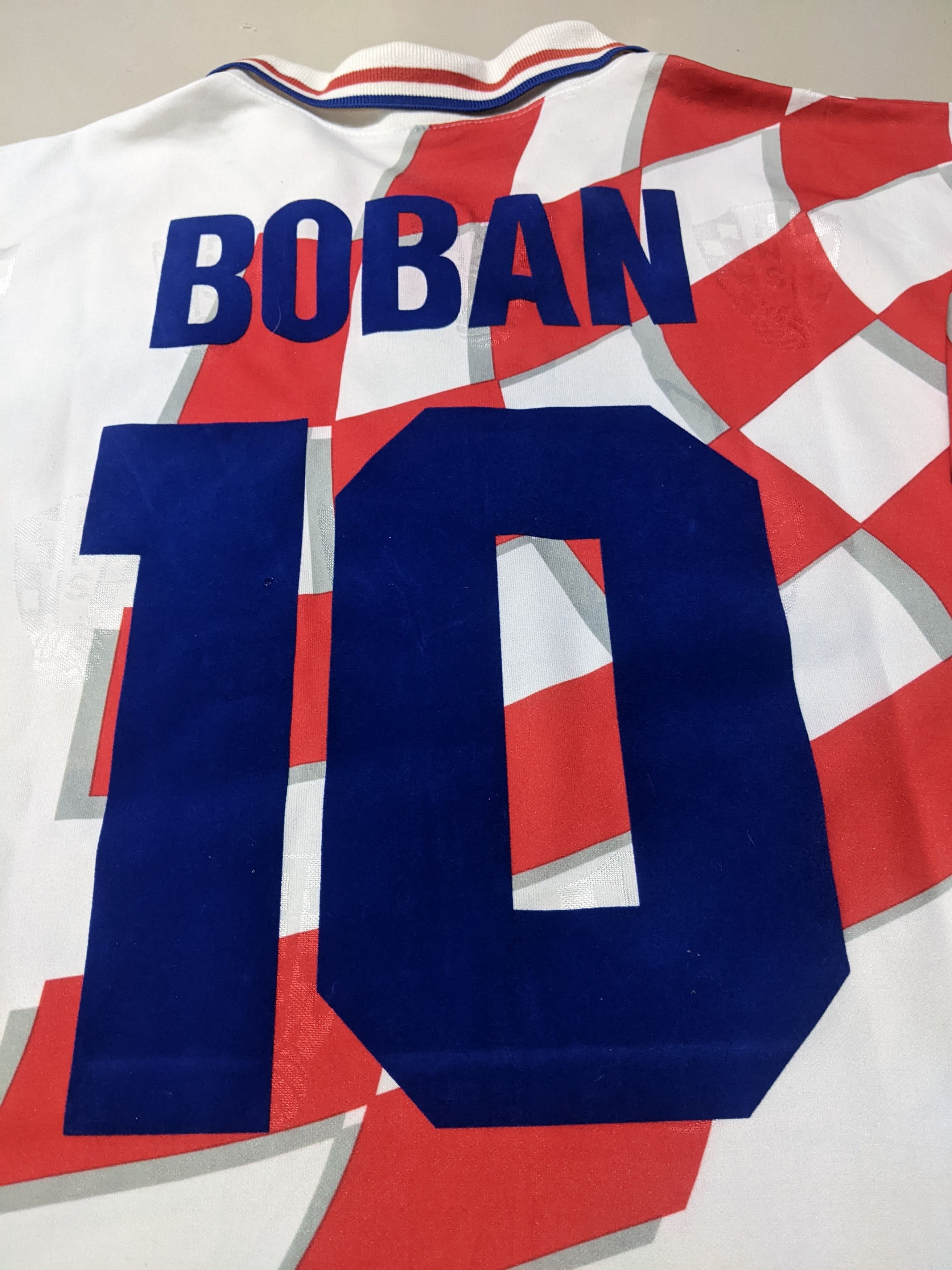 Lotto Sport Croatia home 1998 BOBAN Jersey football shirt Size US XL / EU 56 / 4 - 3 Thumbnail