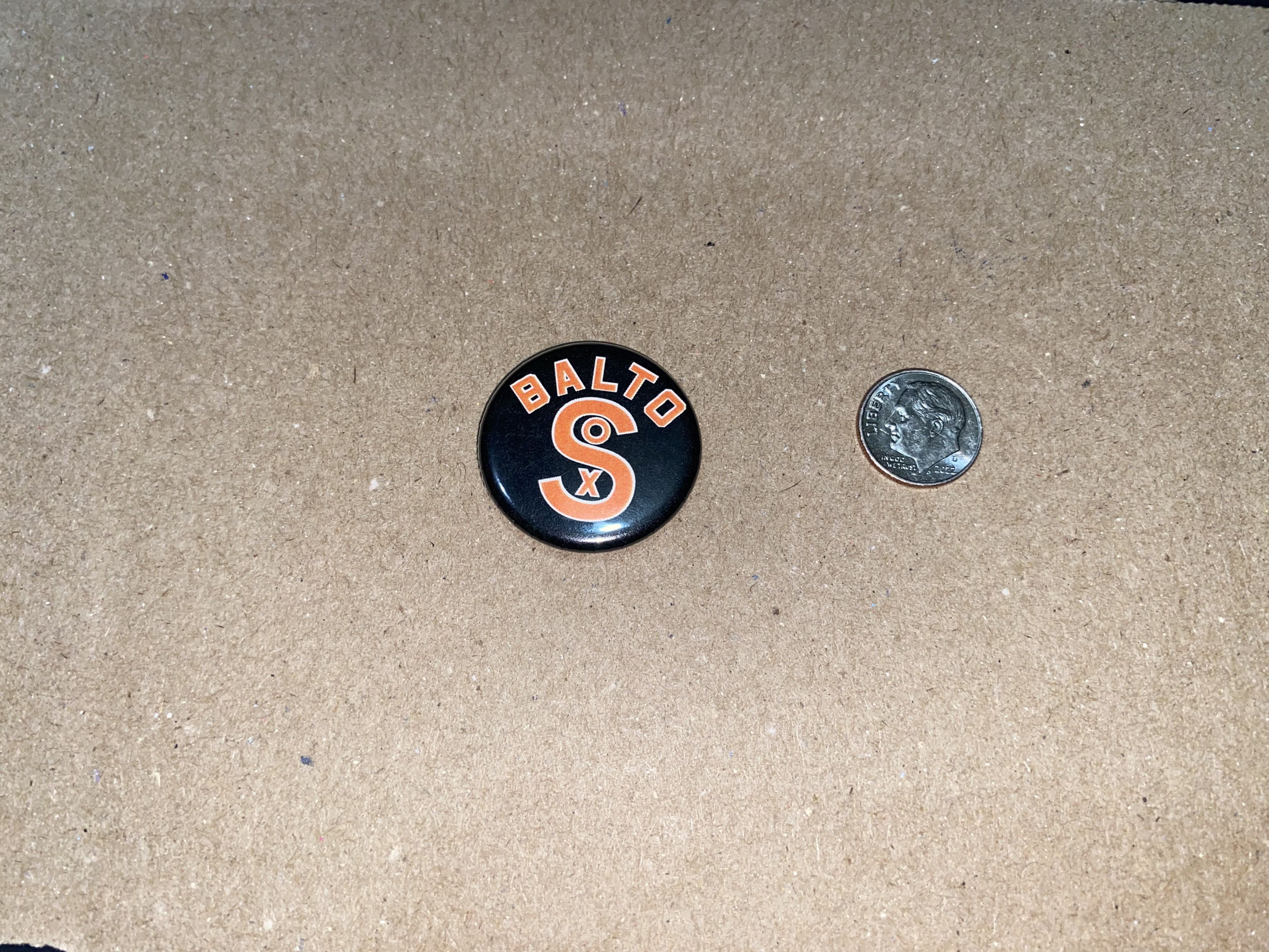 Ebbets Field Flannels Negro Leagues Anniversary Button Pin Baltimore Black sox MLB Size ONE SIZE - 4 Thumbnail