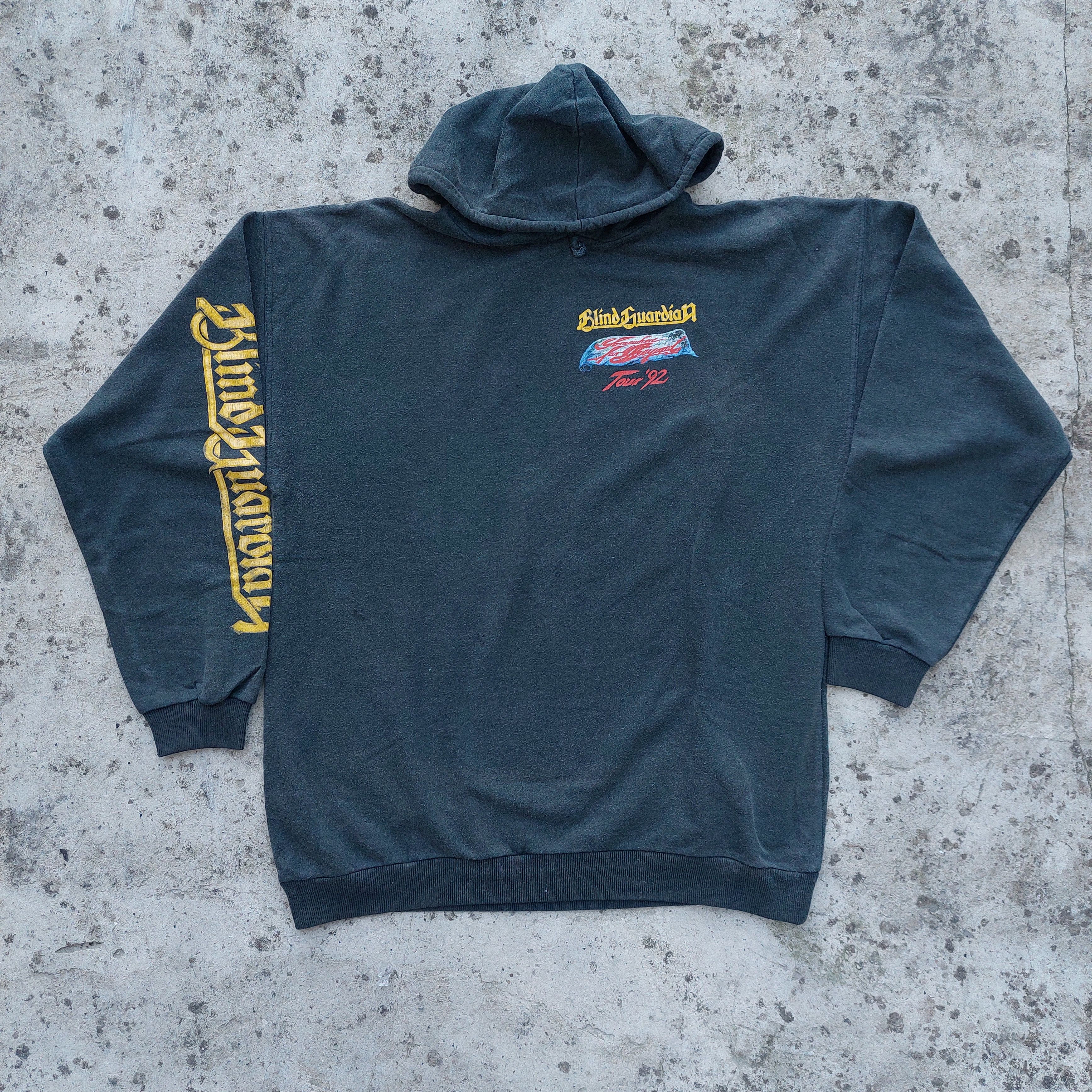 Band Tees × Vintage blind guardian 1992 tour vintage band hoodie metal shirt Size US M / EU 48-50 / 2 - 1 Thumbnail