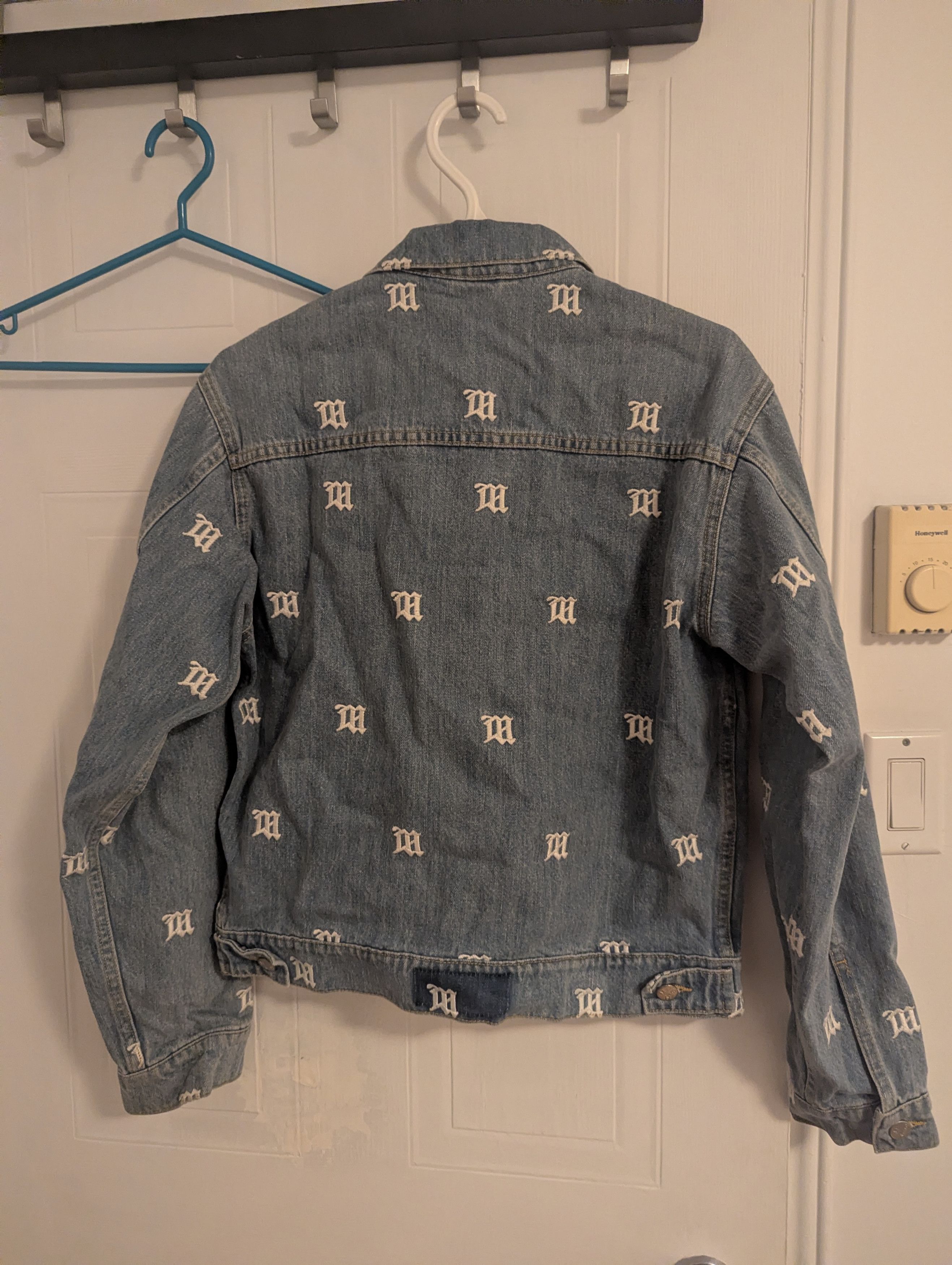 Misbhv Misbhv monogram denim jacket ss18 (small) Size US S / EU 44-46 / 1 - 4 Thumbnail