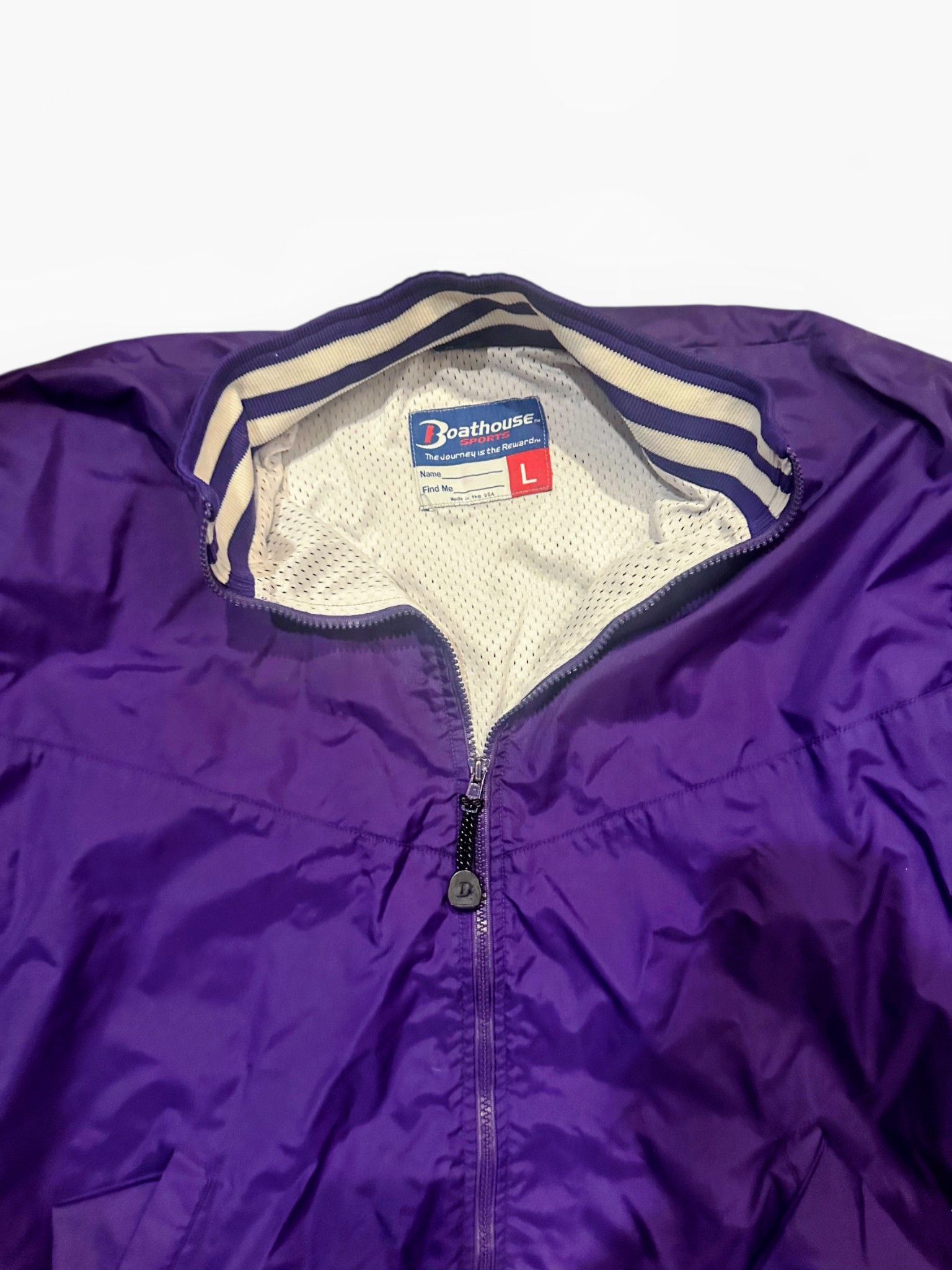 Boathouse Vintage Boathouse Windbreaker Polar Bears Purple USA Made L Size US L / EU 52-54 / 3 - 4 Thumbnail