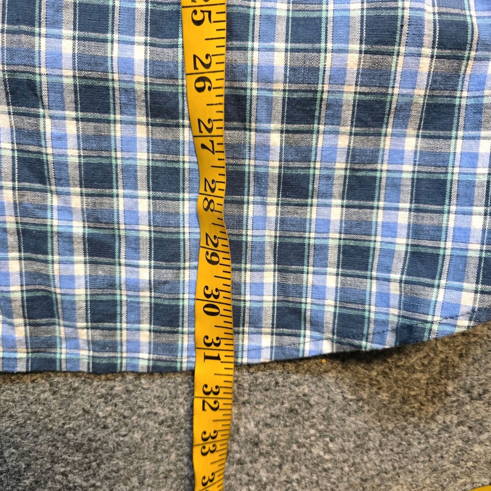 Vintage LL Bean Shirt Mens XL Tall Blue Plaid Button-Up Long Sleeve Casual Outdoors Size US XL / EU 56 / 4 - 5 Thumbnail