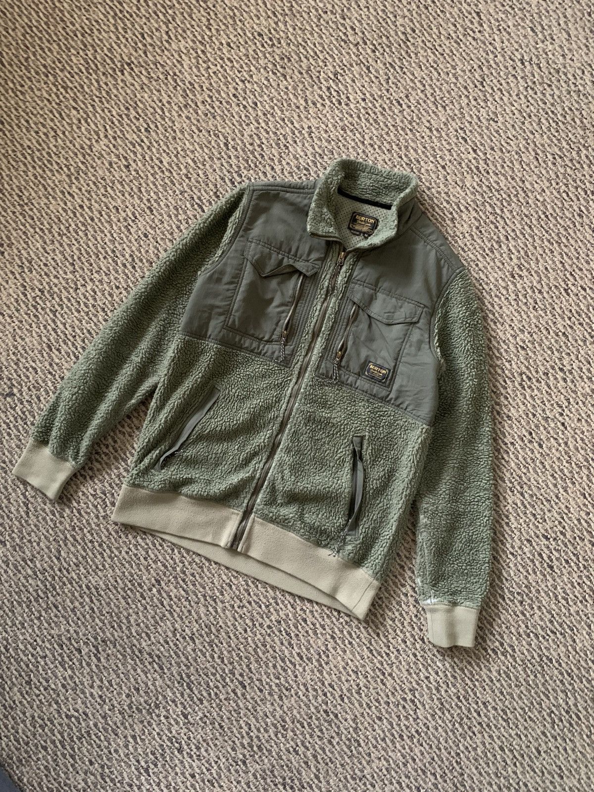 Burton Vintage Burton Bower Durable Goods Zip-Up Fleece Jacket Size US M / EU 48-50 / 2 - 1 Thumbnail