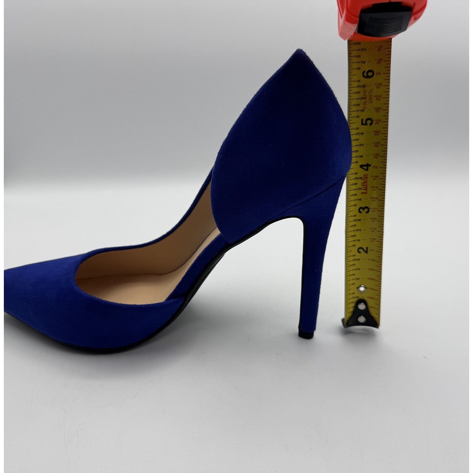 Other My Delicious Shoes Women’s Stephanie Blue Faux Suede Pumps Size US 7 / IT 37 - 10 Thumbnail