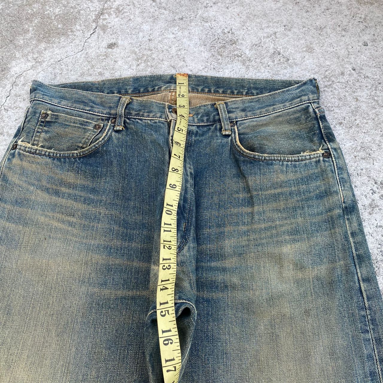 Edwin Vintage Edwin 505 Selvegde Redline Distressed Denim Size US 34 / EU 50 - 4 Thumbnail