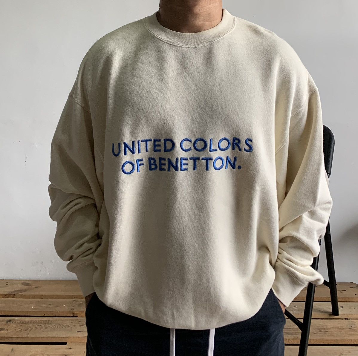 United colors of benetton sales sweatshirt