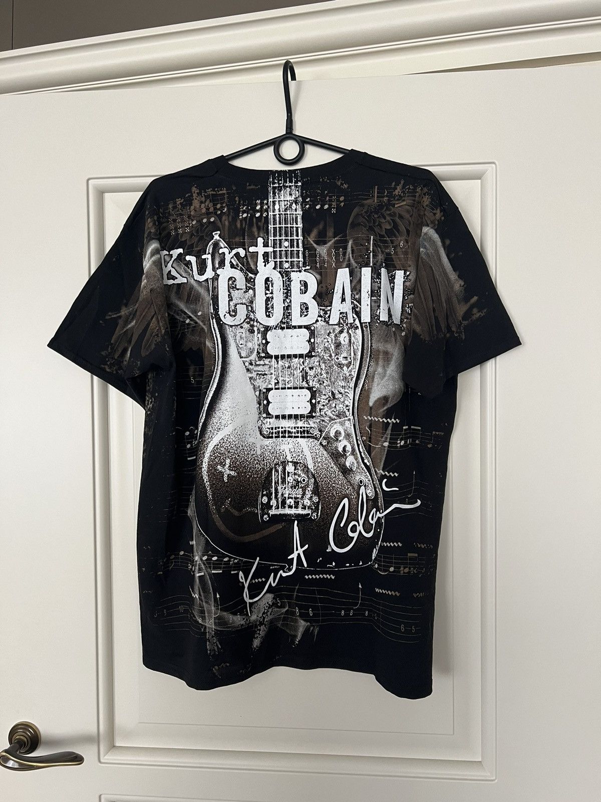 Band Tees × Nirvana 💥💥 Kurt Cobain Nirvana Band Tee Over Print Size US L / EU 52-54 / 3 - 4 Thumbnail
