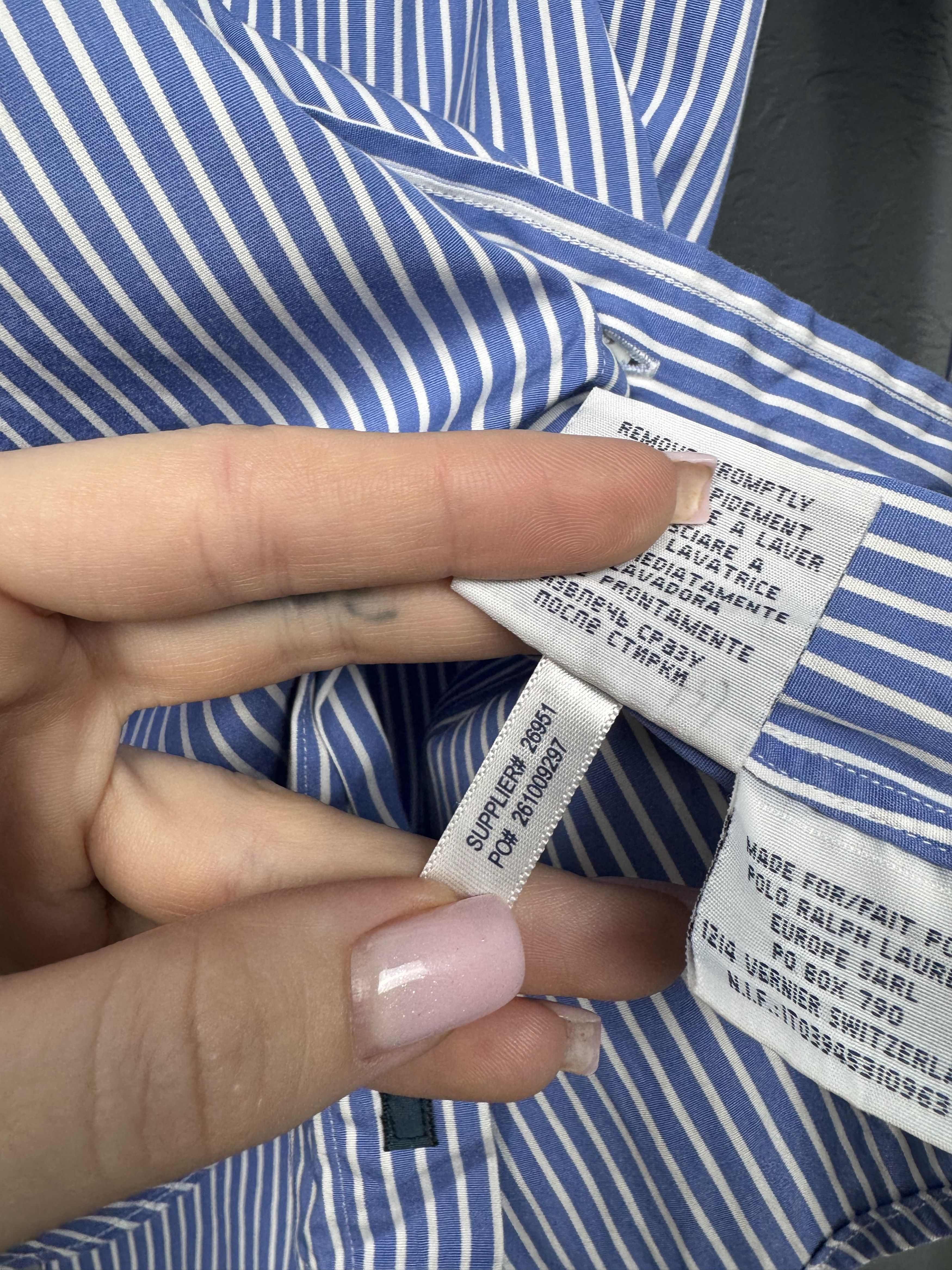Polo Ralph Lauren Polo Ralph Lauren Vintage Mens Long Sleeve Striped Shirt Size US L / EU 52-54 / 3 - 7 Thumbnail