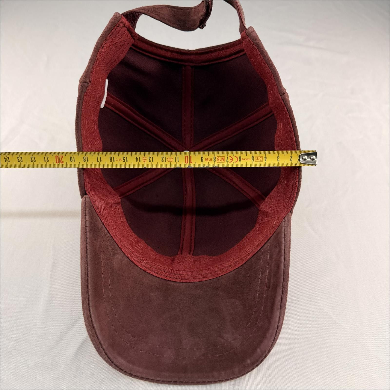 Other NEW Red Suede Baseball Cap - Premium Hat 068 Size ONE SIZE - 7 Thumbnail