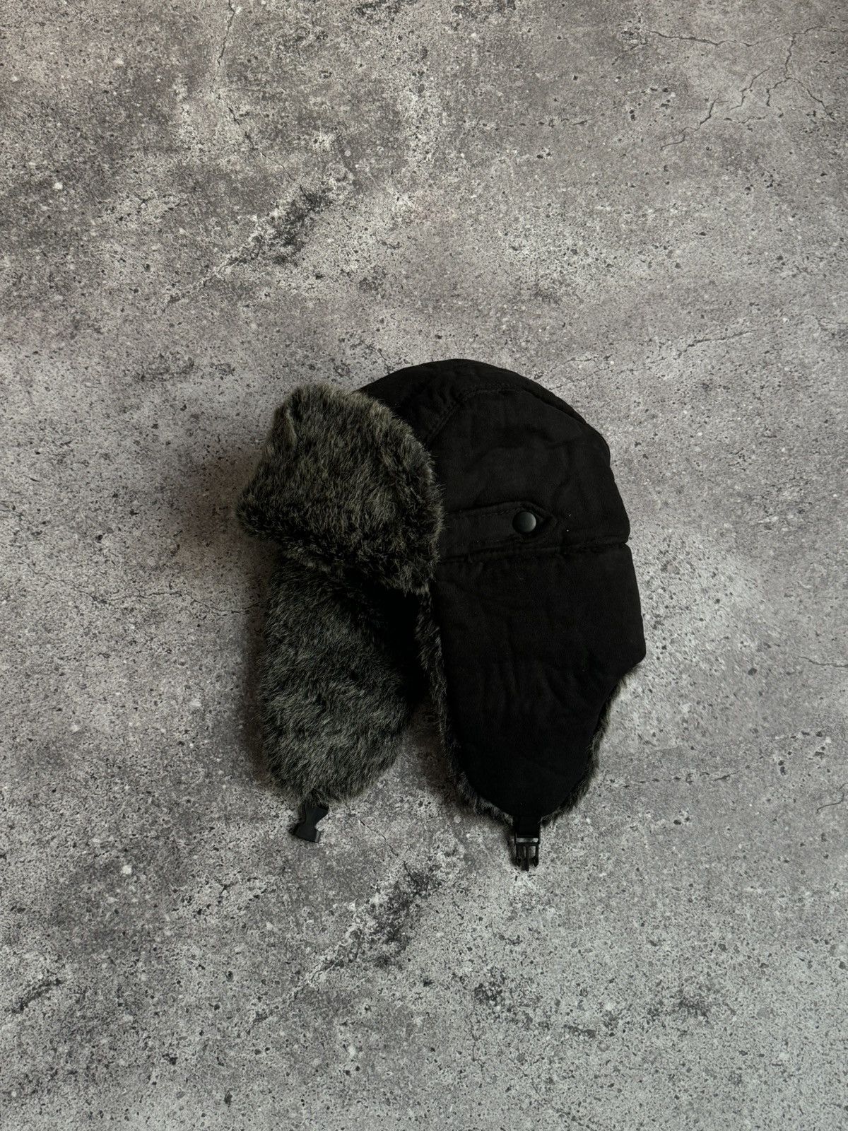 Japanese Brand × Vintage Vintage Y2K fuzzy fur brown hat Japanese style Size ONE SIZE - 1 Thumbnail