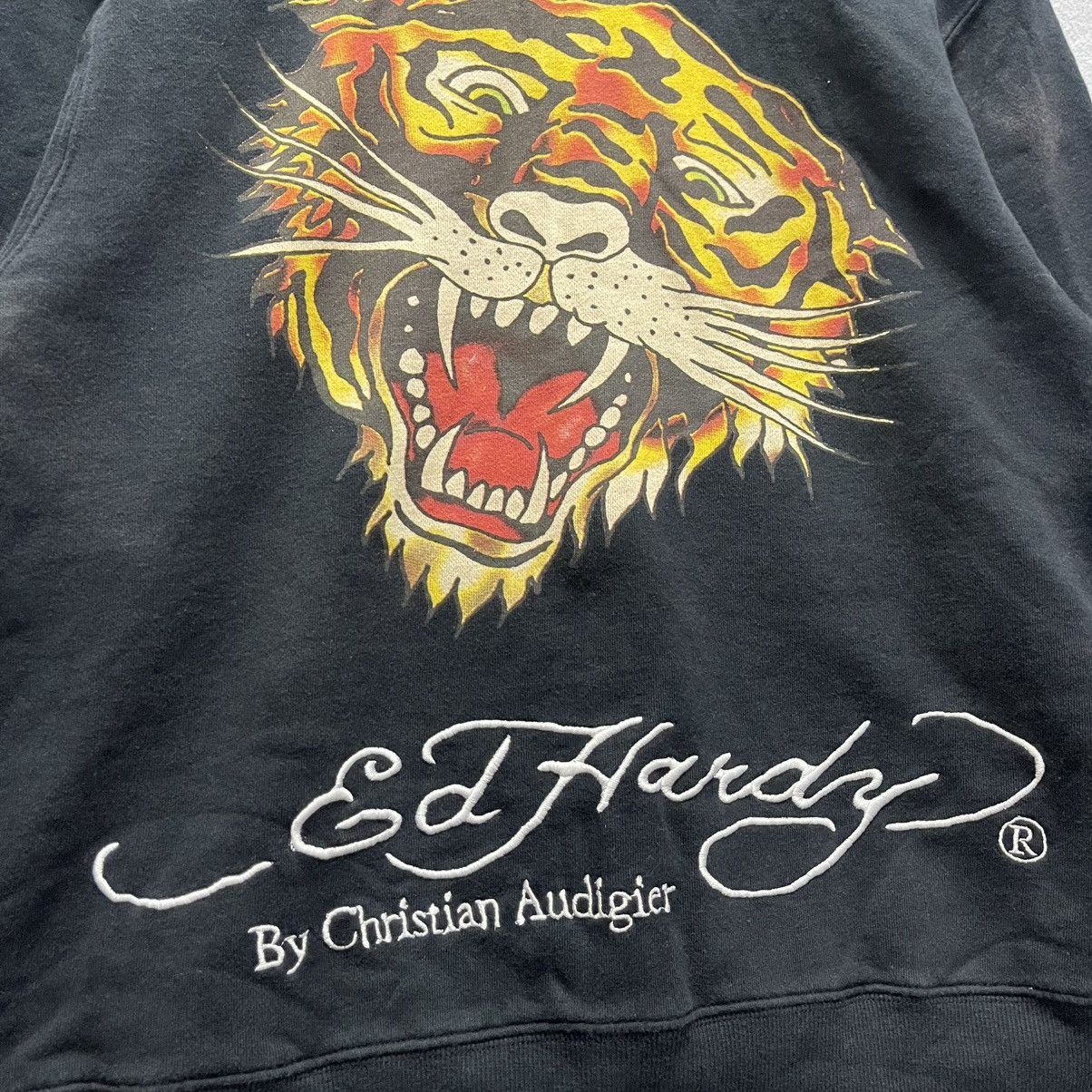 Ed Hardy 2000s Ed Hardy by Christian Audigier Tiger Zip Hoodie Size US S / EU 44-46 / 1 - 2 Thumbnail