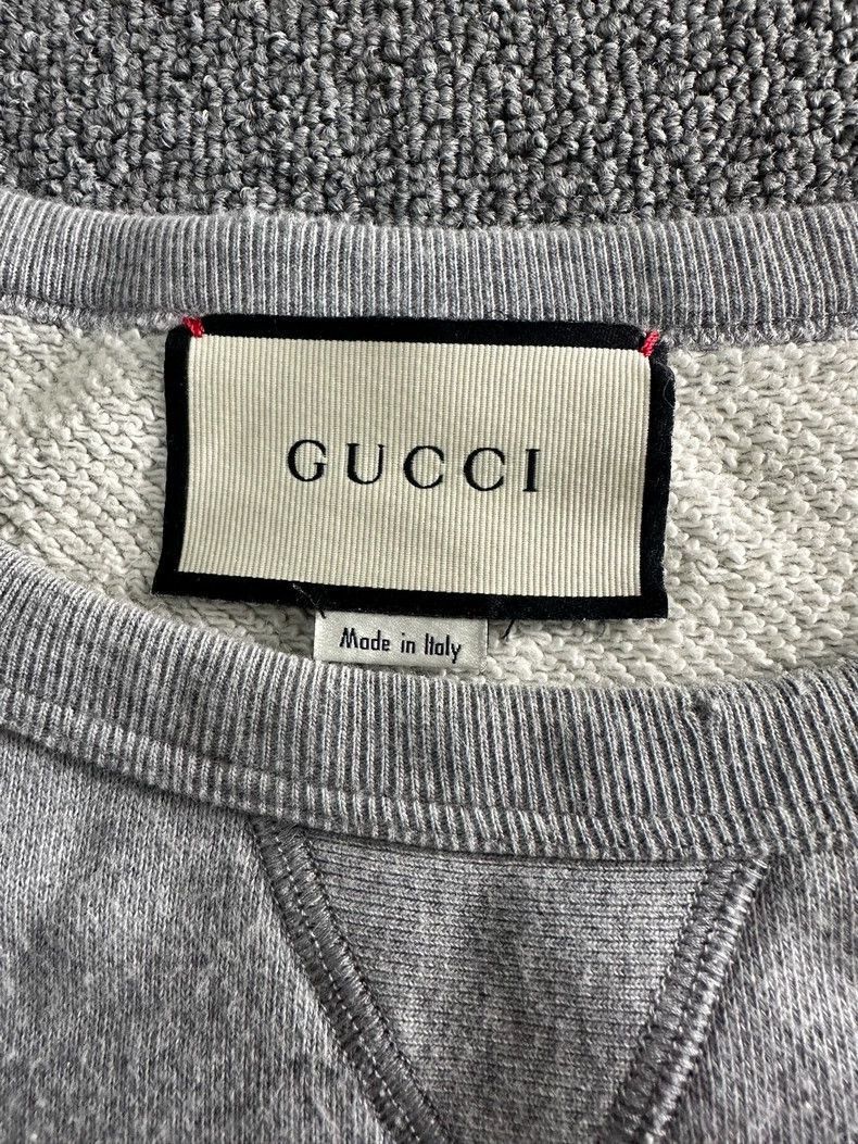 Gucci Gucci Grey Square Logo Sweatshirt-2508 Size US XS / EU 42 / 0 - 3 Thumbnail