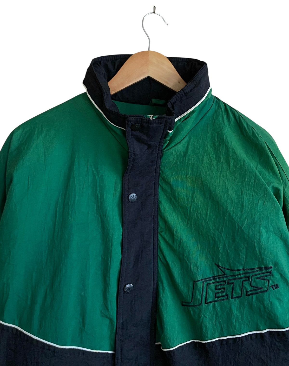 NFL Rare Vintage Starter NFL Team Jets New York Jacket 1990s Size US L / EU 52-54 / 3 - 3 Thumbnail