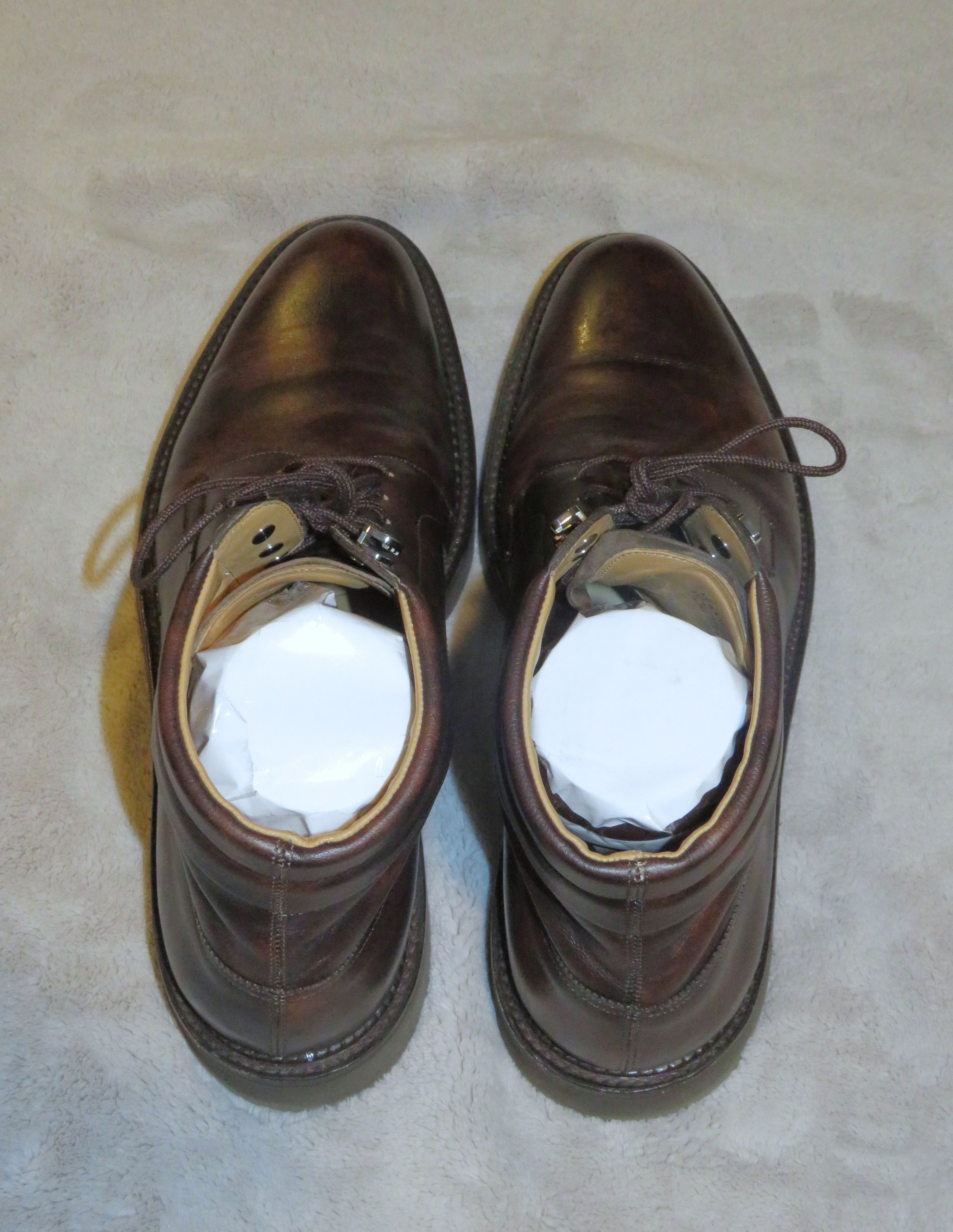 John Lobb Alder Musuem Calf Leather Lace Up Boots 11E NWOB Size US 11 / EU 44 - 6 Thumbnail