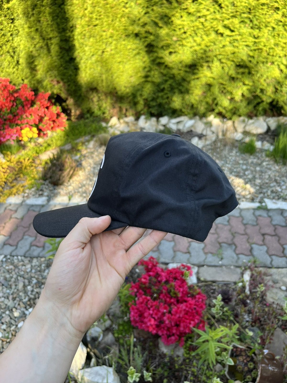 Stussy × Vintage Vintage Stussy y2k big logo SS panel cap hat Size ONE SIZE - 4 Thumbnail