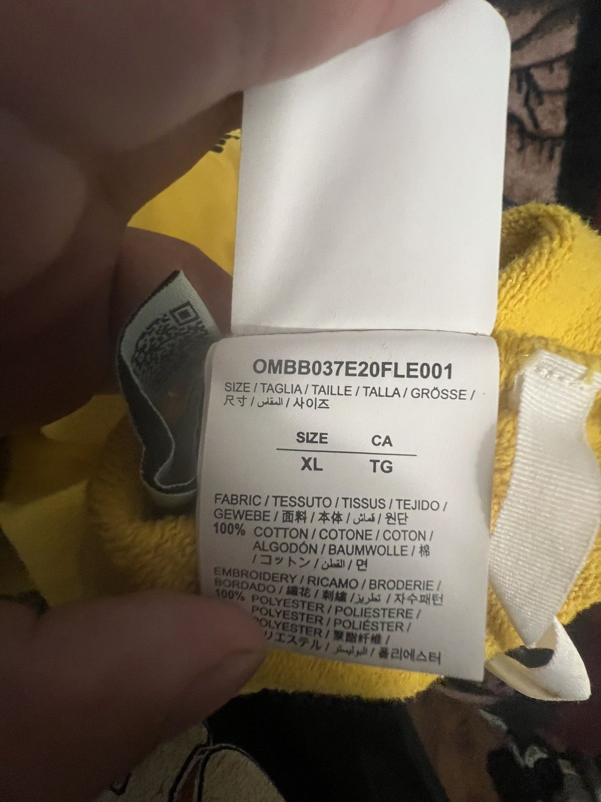Off-White Off White Hoodie Yellow Size US XL / EU 56 / 4 - 6 Thumbnail