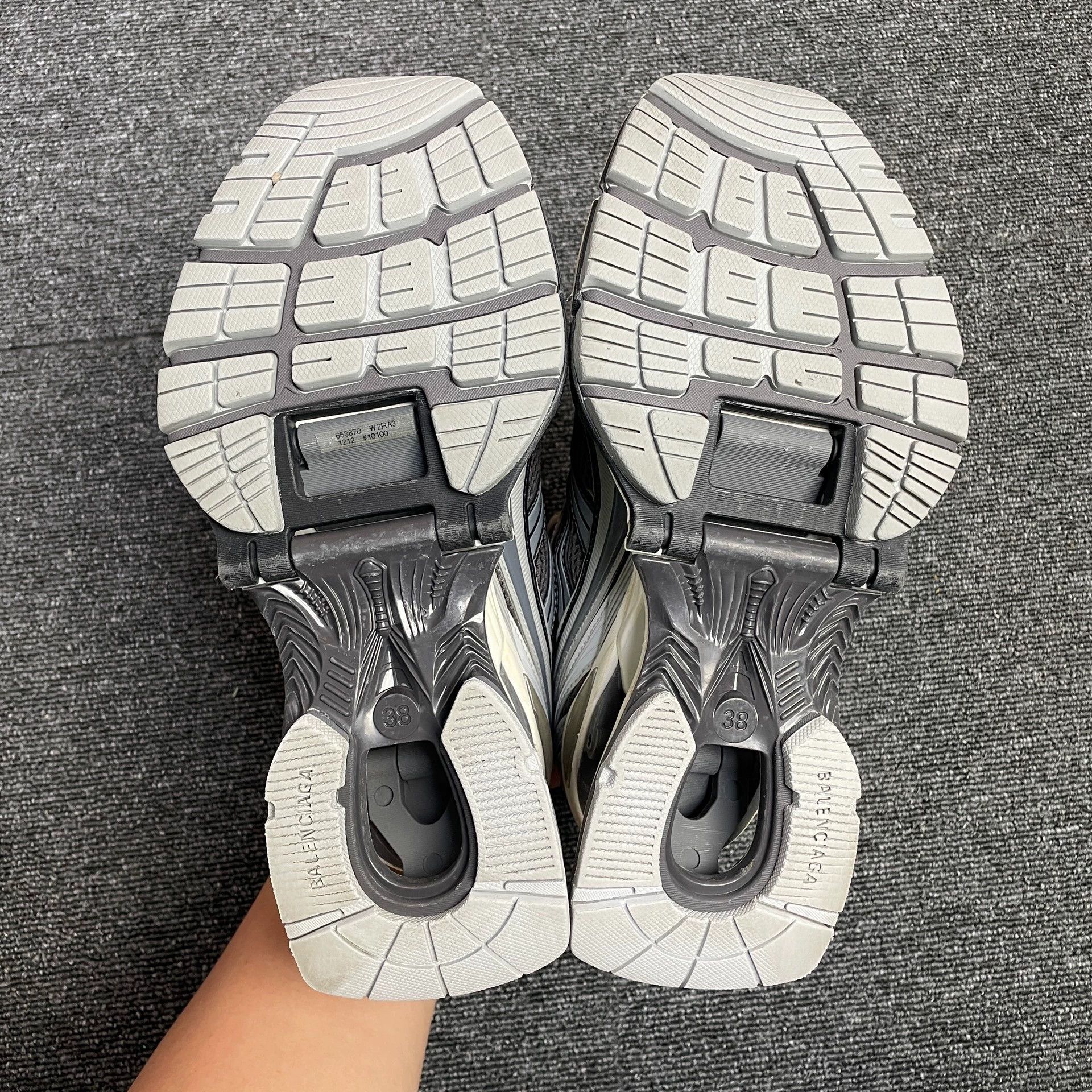 Balenciaga Balenciaga X-Pander Women's Gray 38 Size US 7.5 / IT 37.5 - 7 Thumbnail