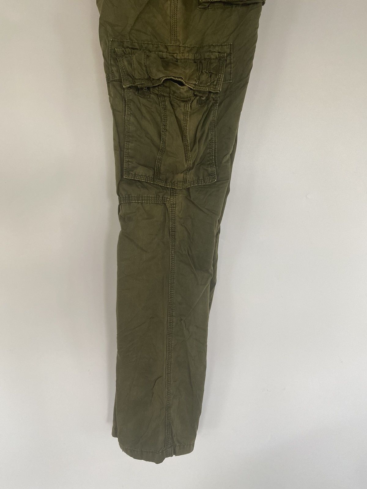 Japanese Brand FUHAO Cargo Multiple Pocket Green Army Pants Size US 30 / EU 46 - 12 Thumbnail