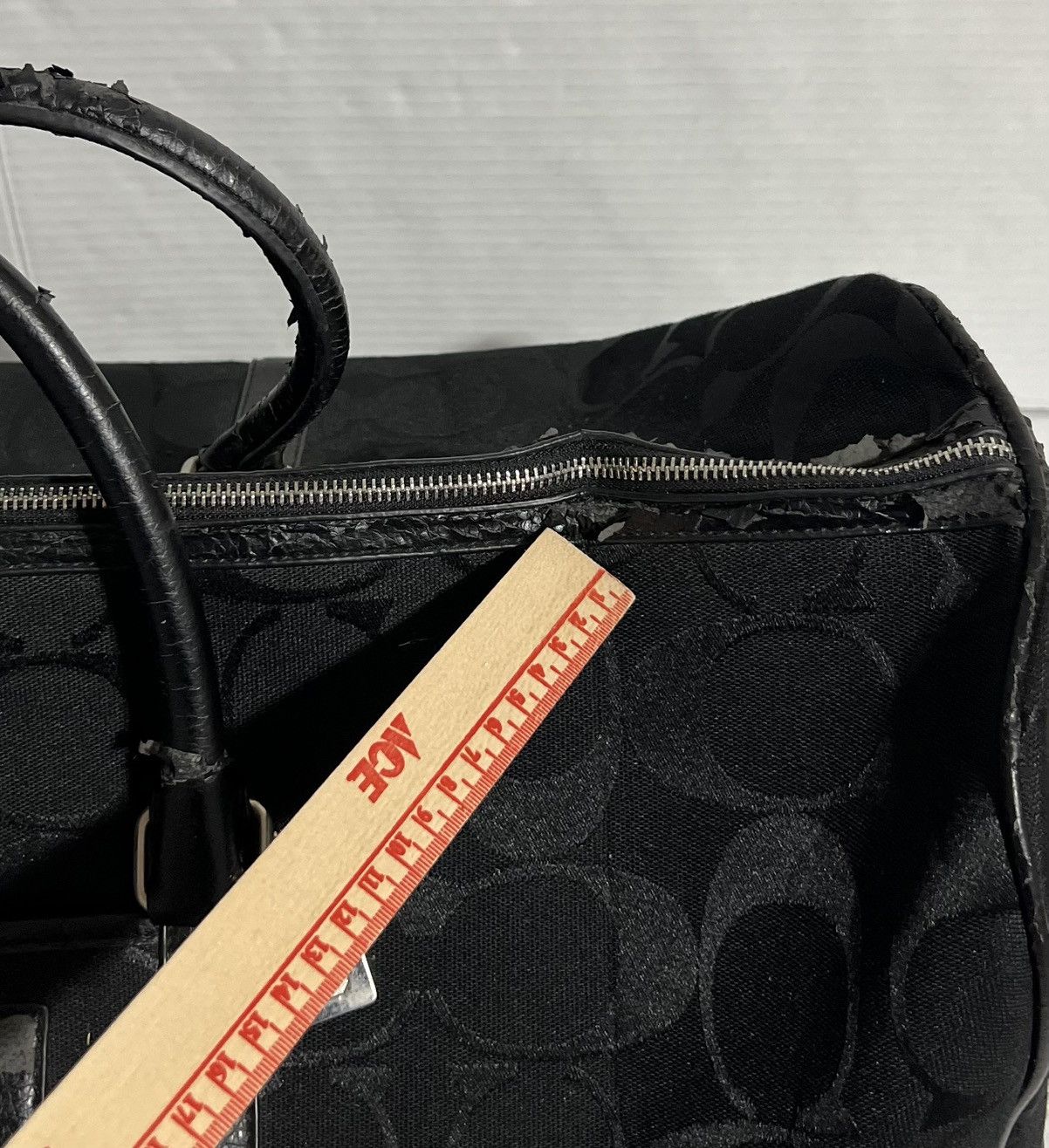 Coach Vintage Coach Jackard Weekender Duffel Canvas Travel Bag Size ONE SIZE - 13 Thumbnail