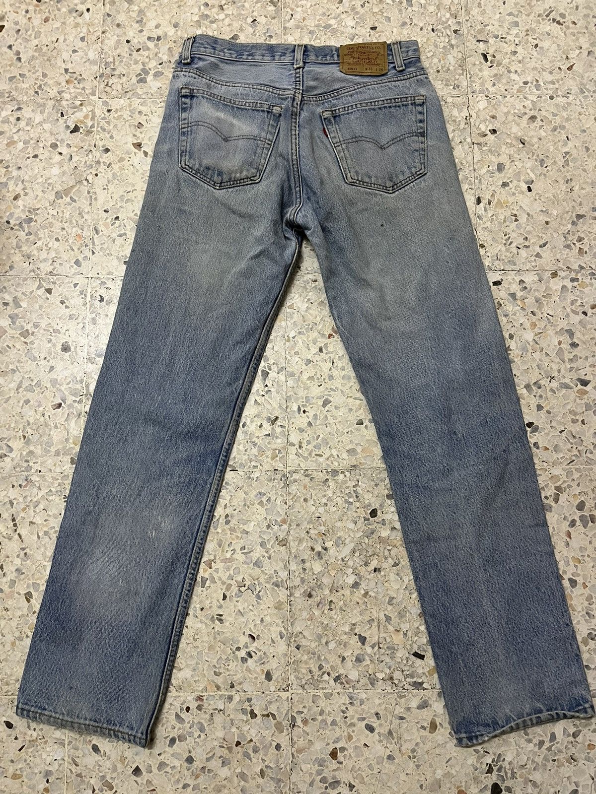 Levi's Rare 90a Levi’s 501XX Light Blue Wash Distressed Vintage Size US 31 - 7 Thumbnail