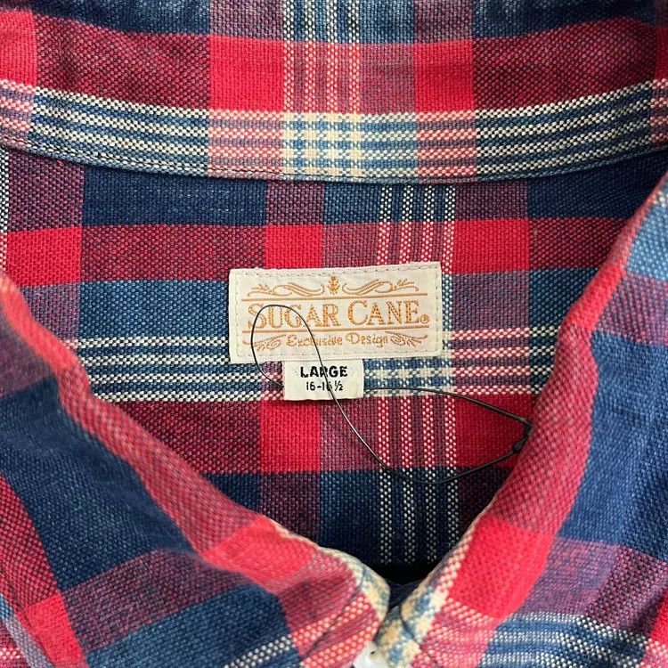 Sugar Cane Vintage Sugar Cane Plaid Flannel Size US L / EU 52-54 / 3 - 6 Thumbnail