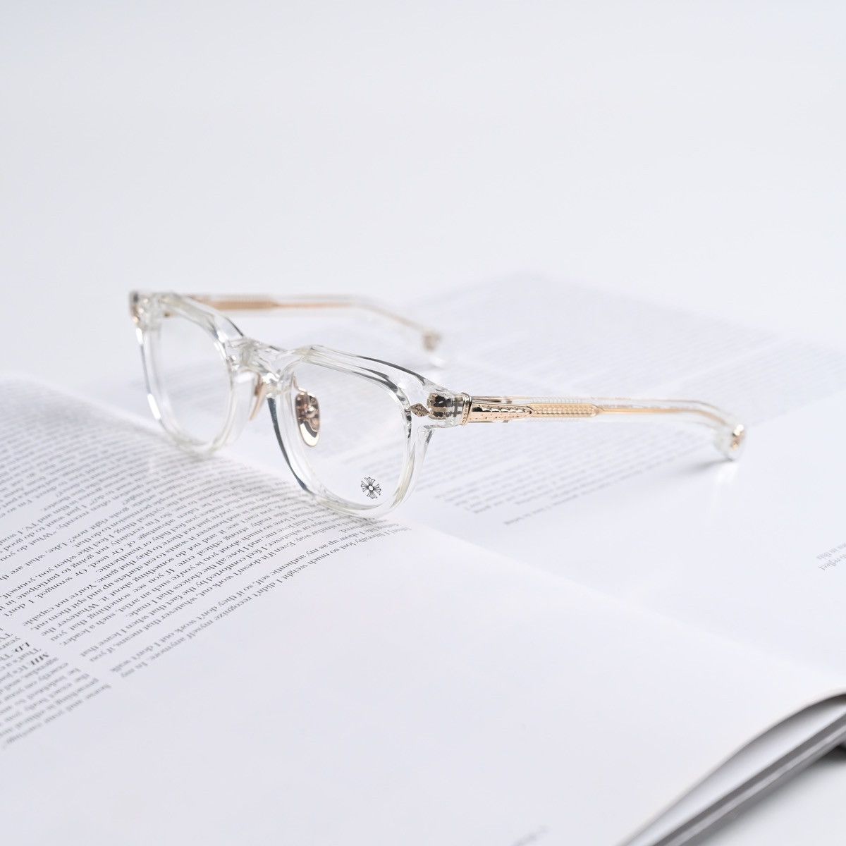 Chrome Hearts CHROME HEARTS CHIRP CHIRP-A CRYSTAL - 18KGP GLASSES Size ONE SIZE - 1 Thumbnail